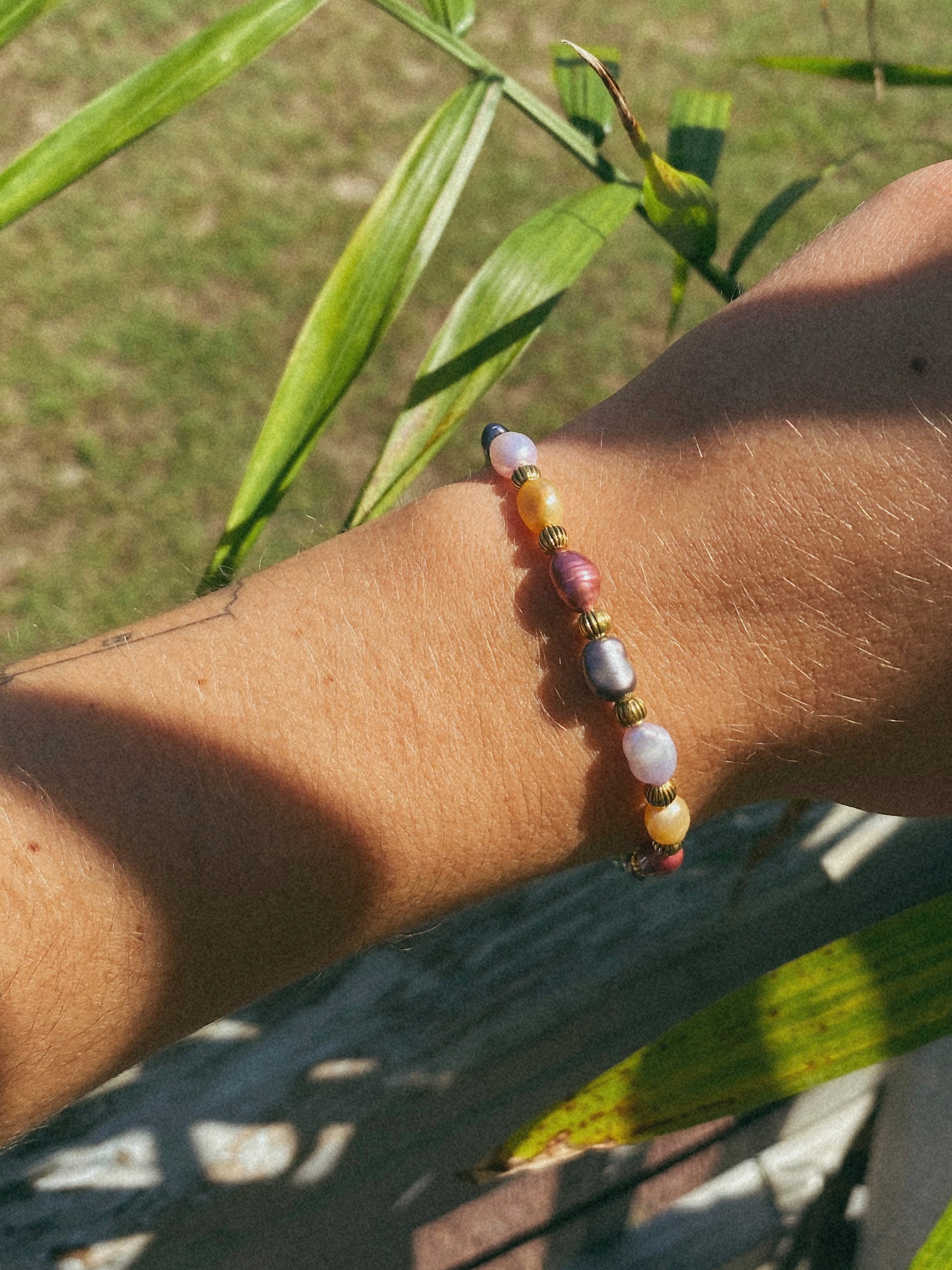 Sunset Pearl Bracelet