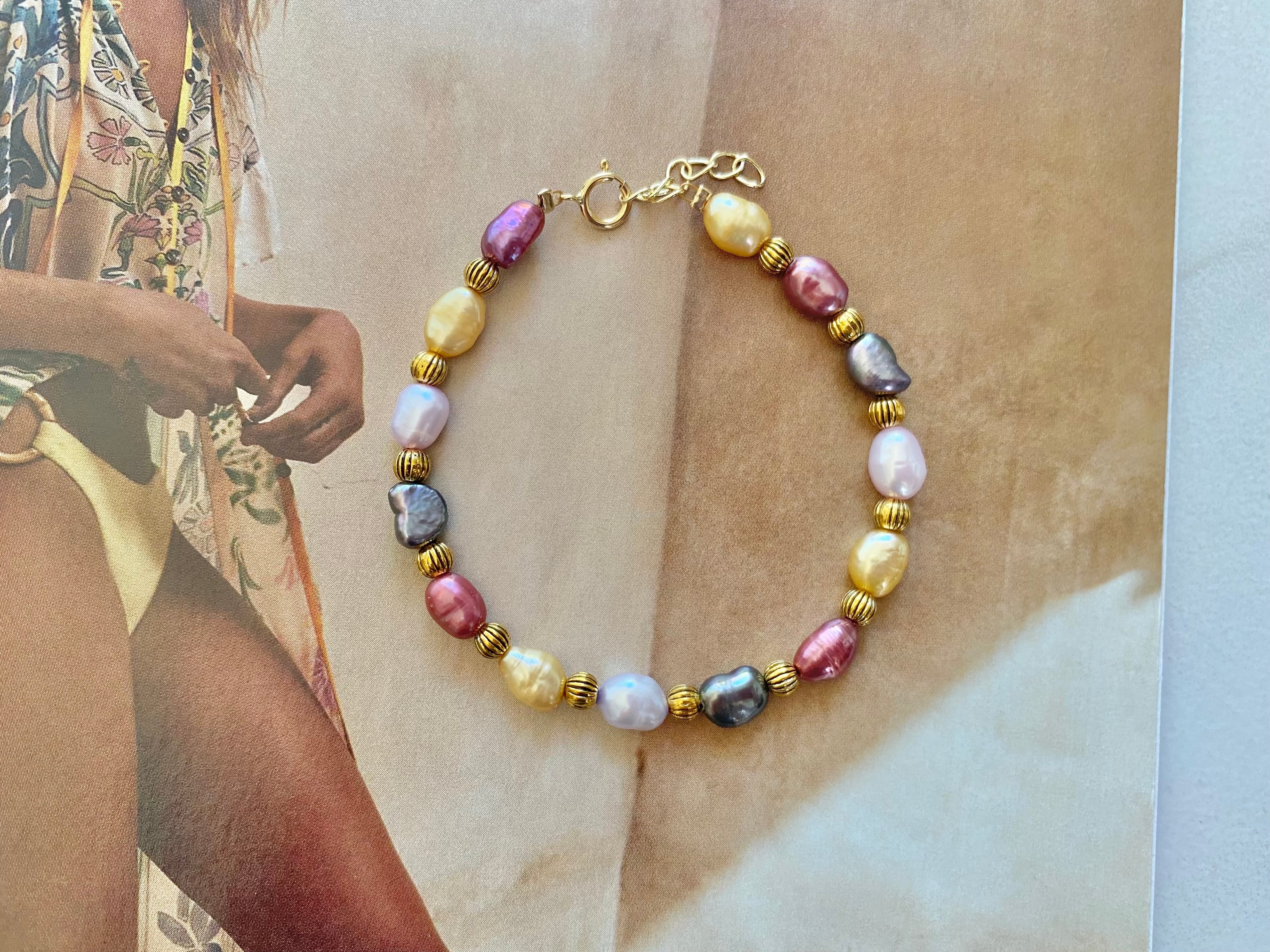 Sunset Pearl Bracelet