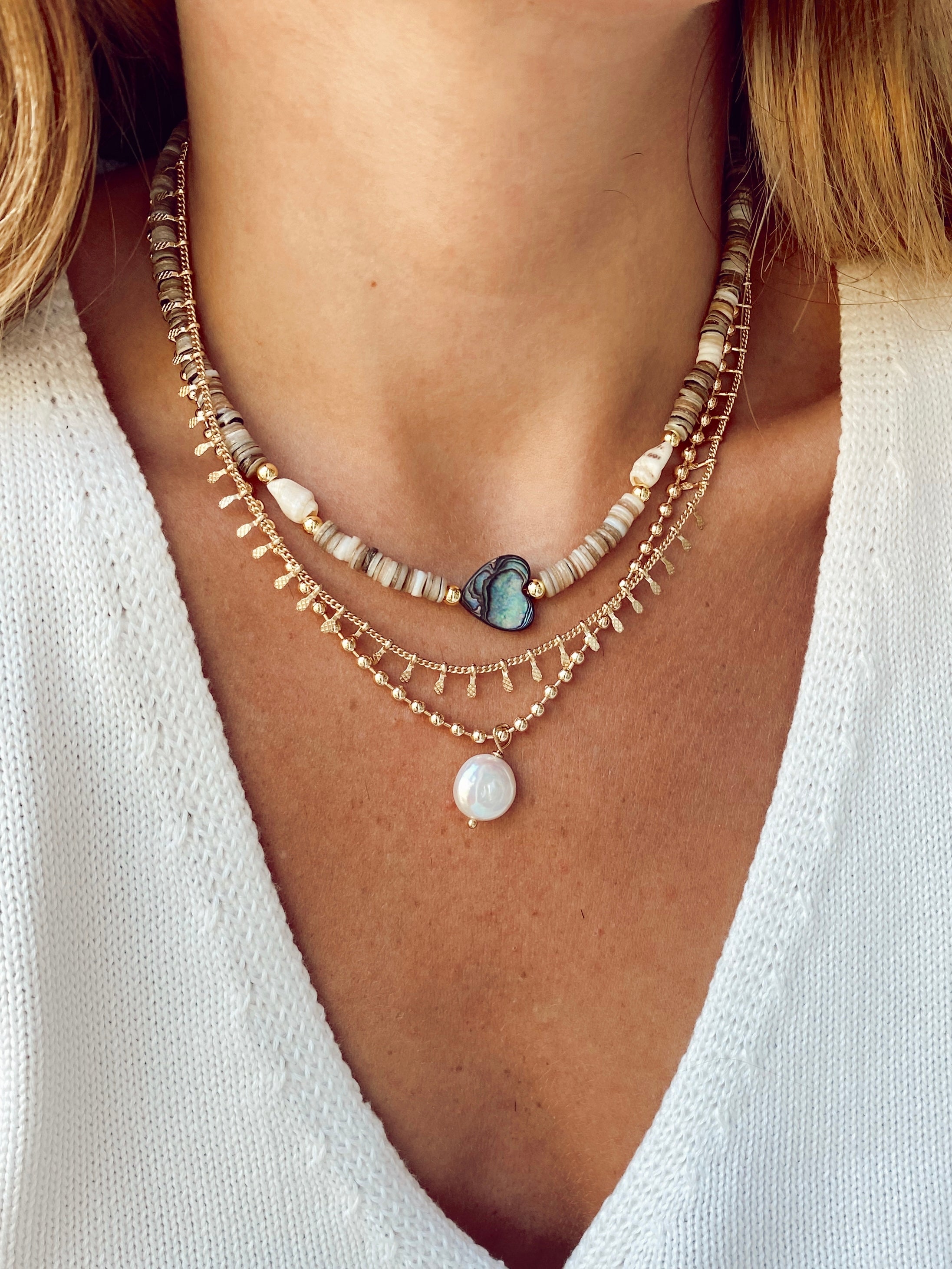 Pearl Coin Necklace