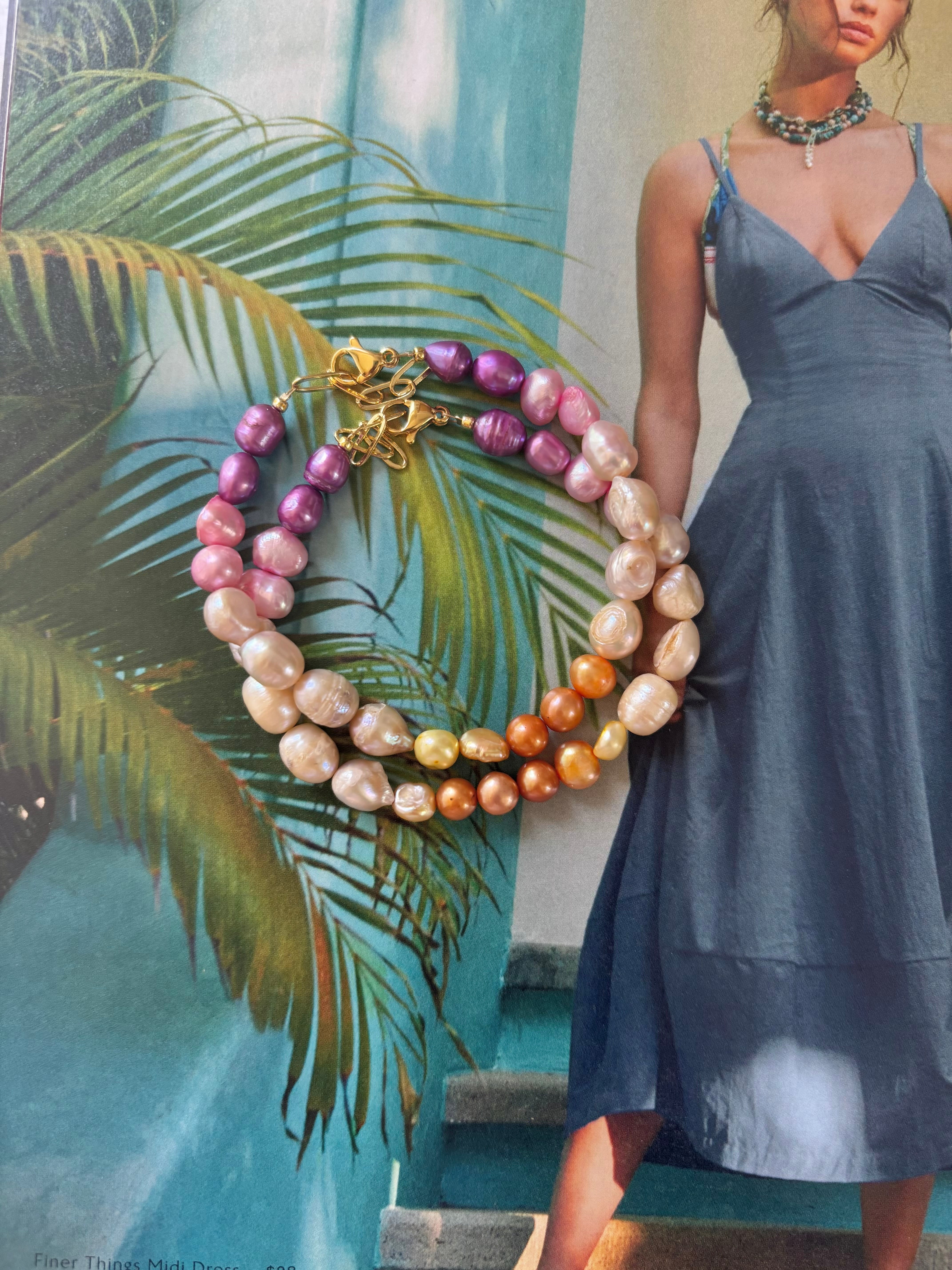 Sorbet Pearl Bracelet