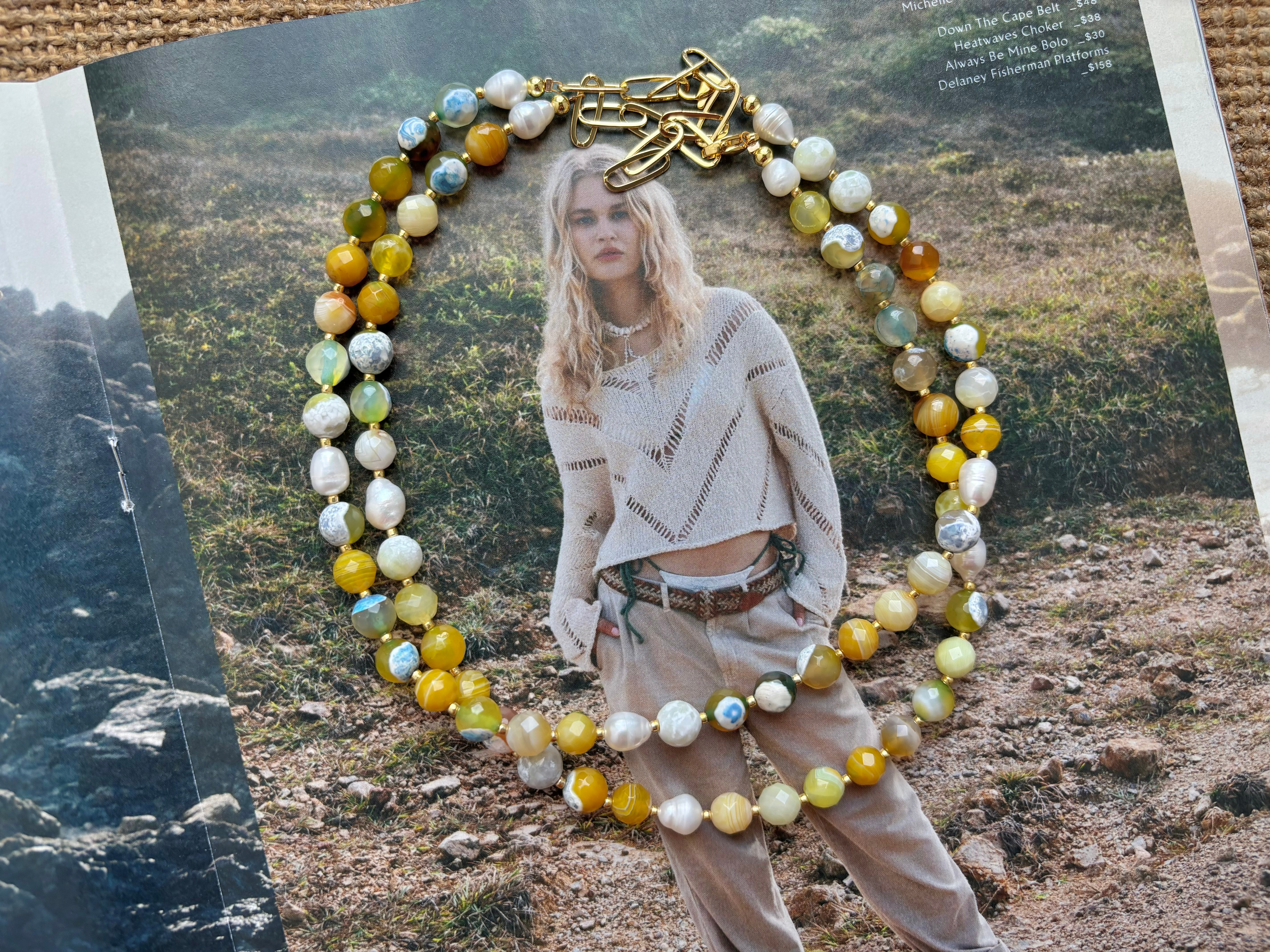 Sunshine Agate Necklace