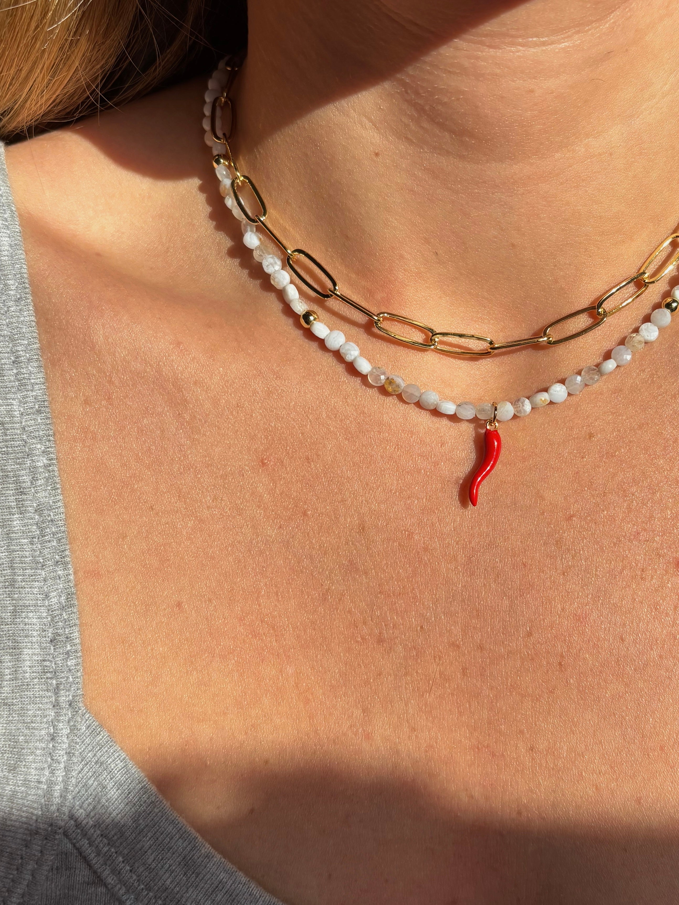 Capri Horn Necklace