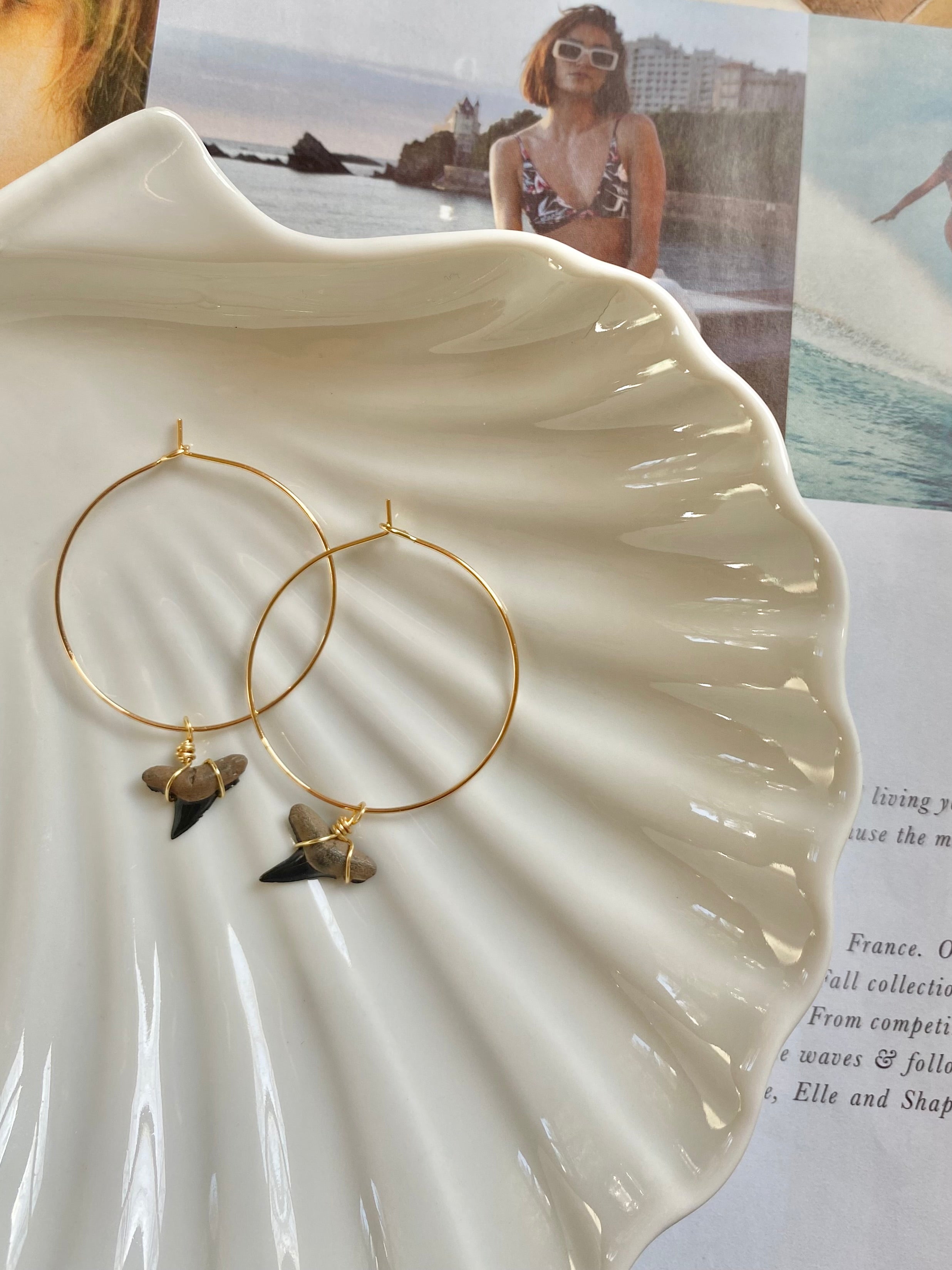 Shark Tooth Hoops
