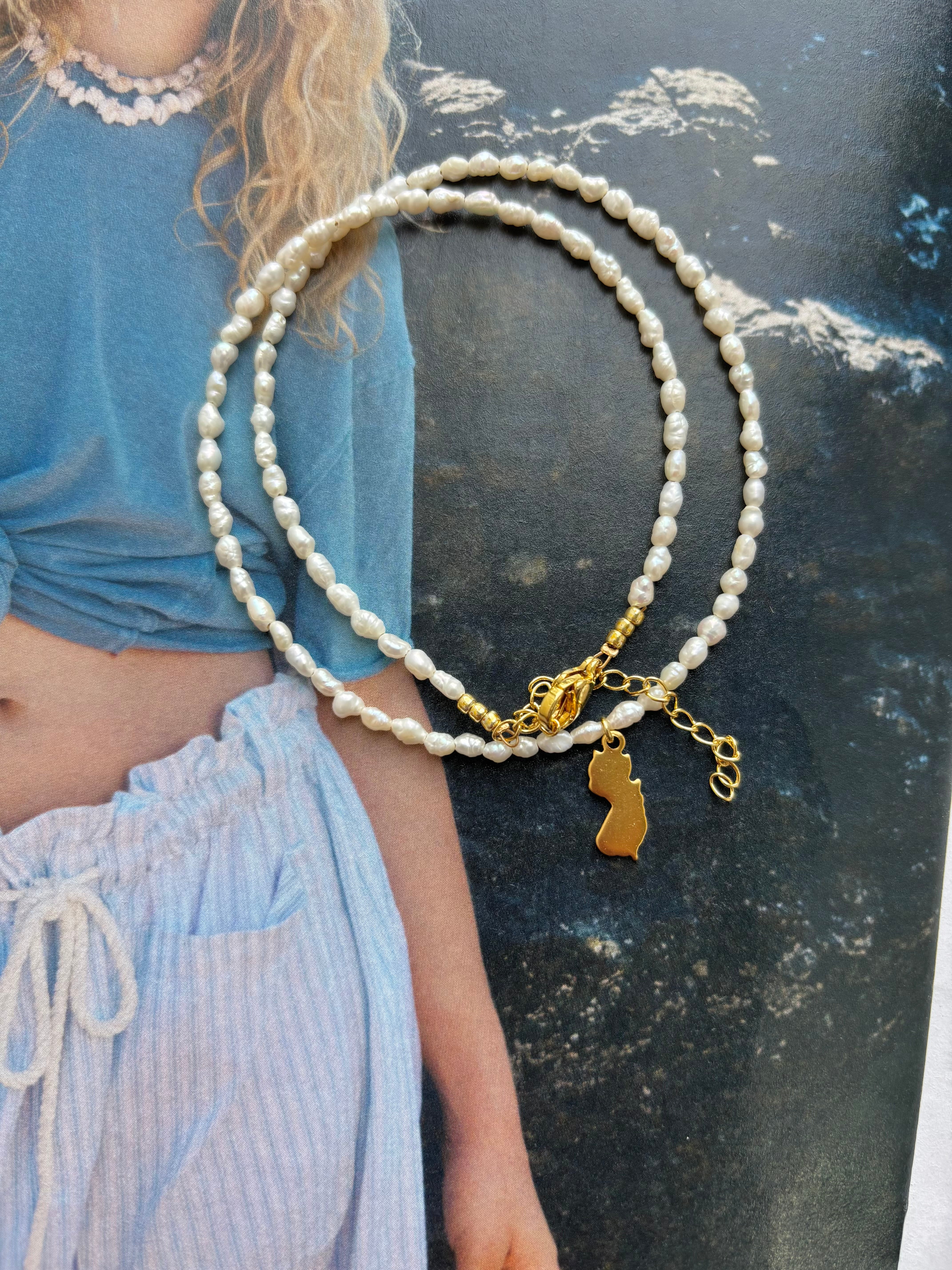 Jersey Girl Pearl Necklace