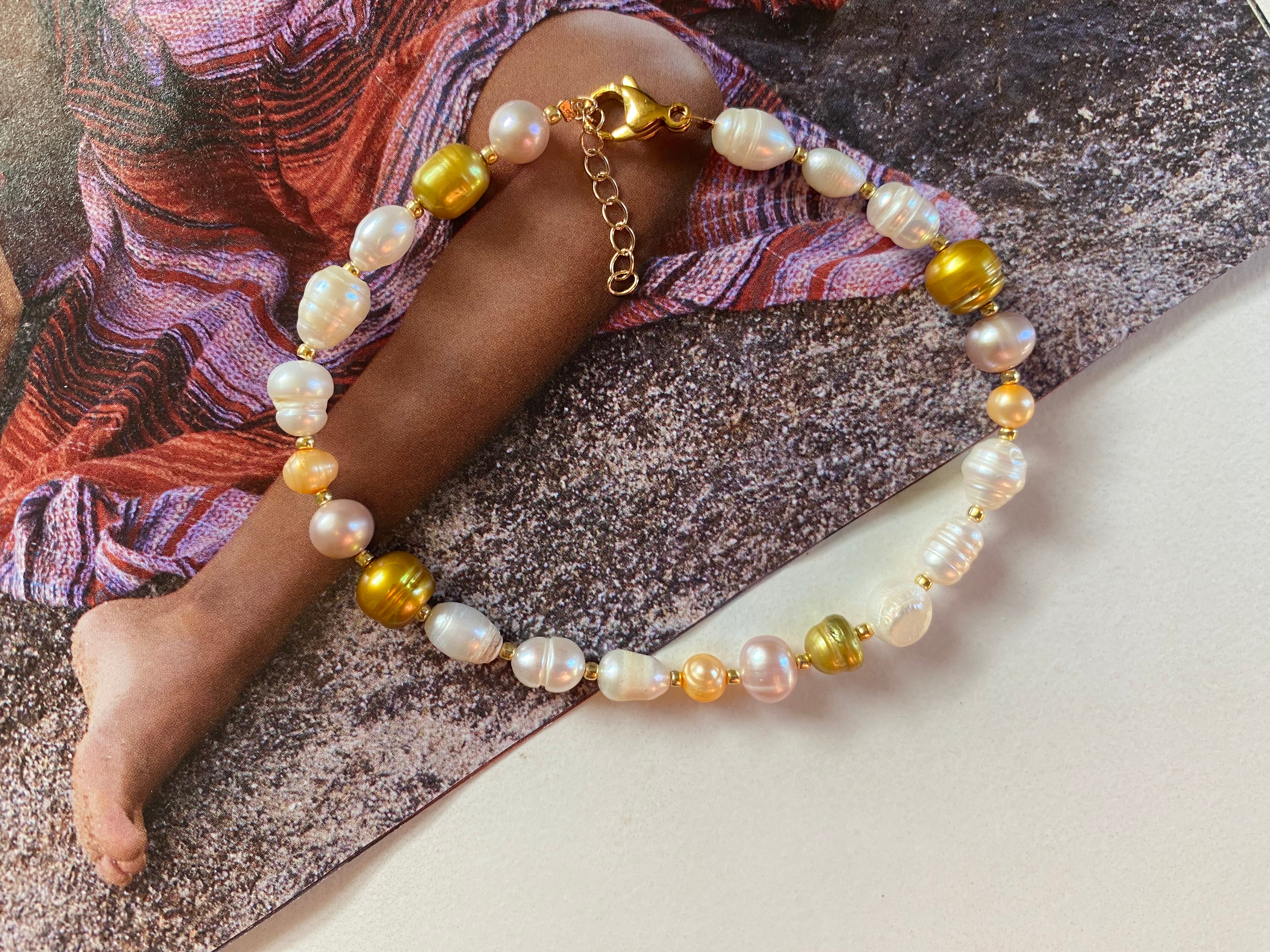 Avalon Pearl Anklet