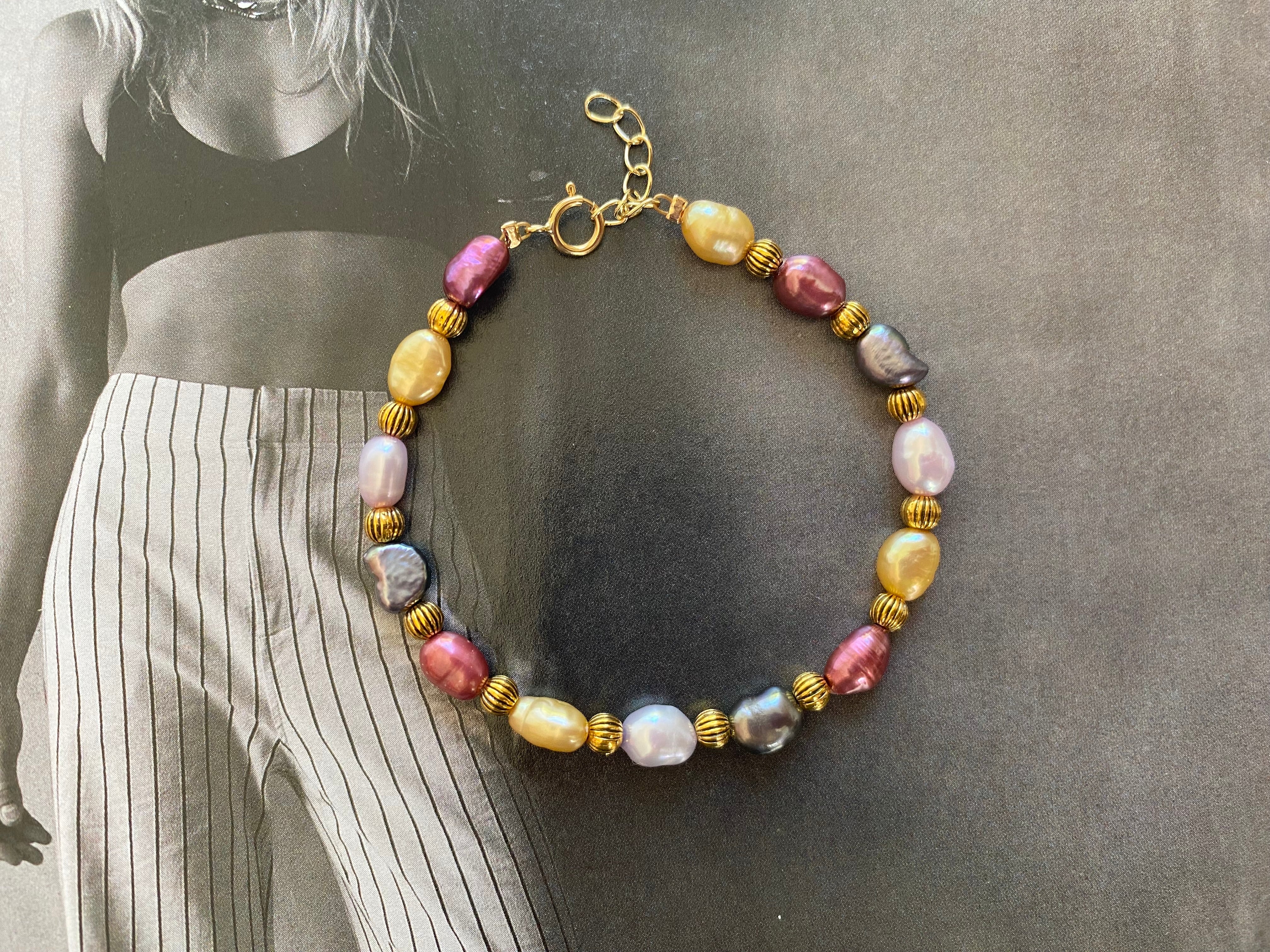 Sunset Pearl Bracelet