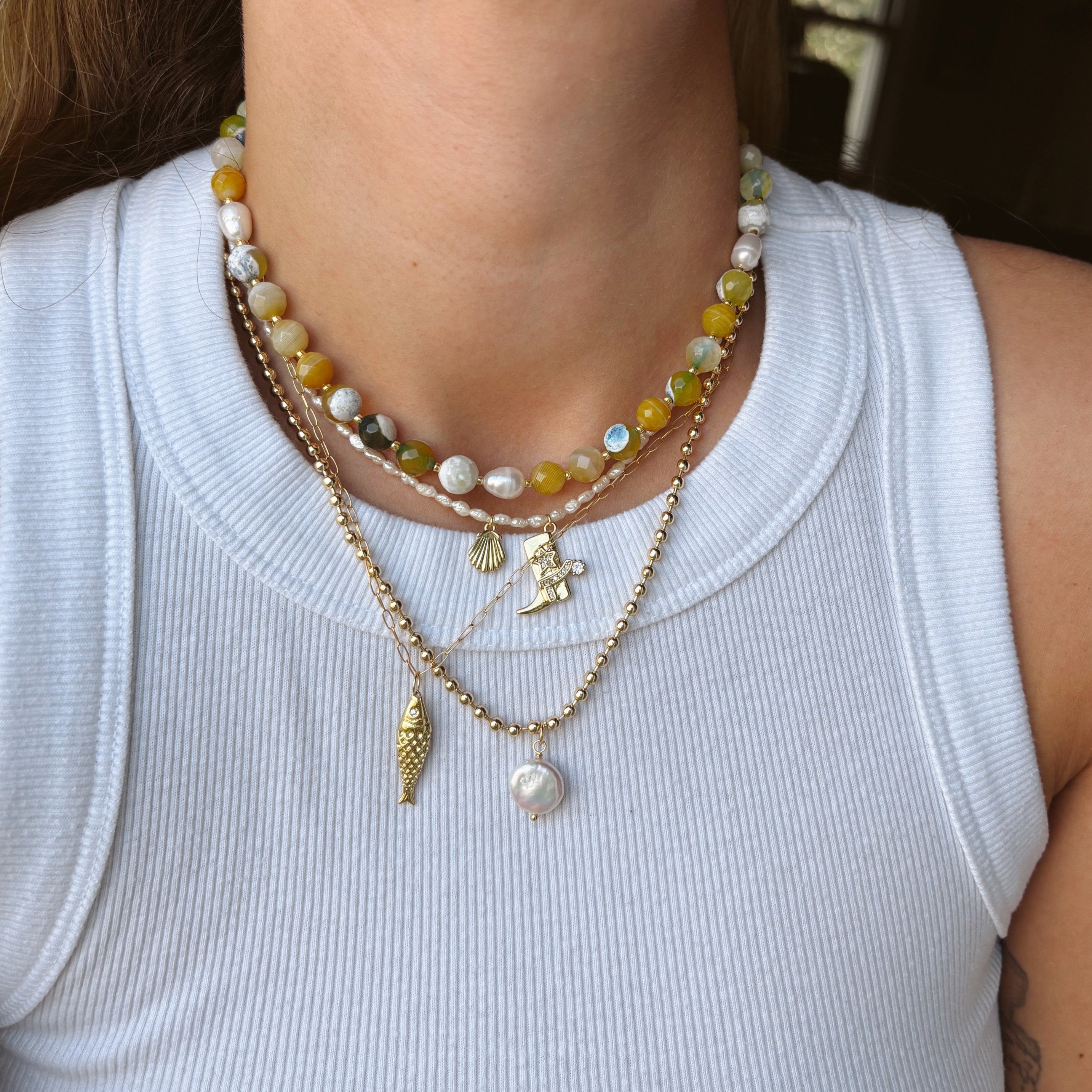 Sunshine Agate Necklace