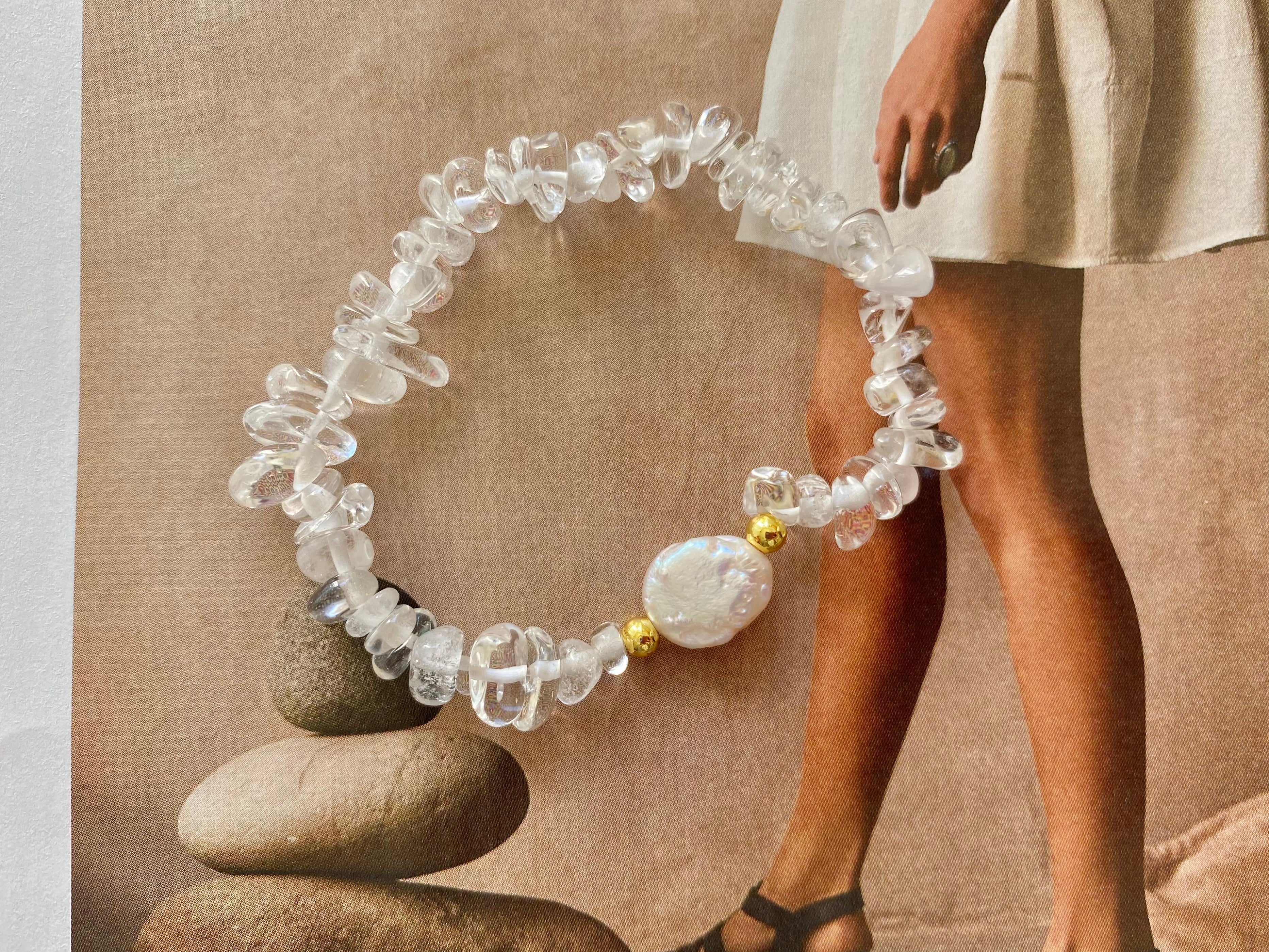 Cape May Diamond Quartz Bracelet