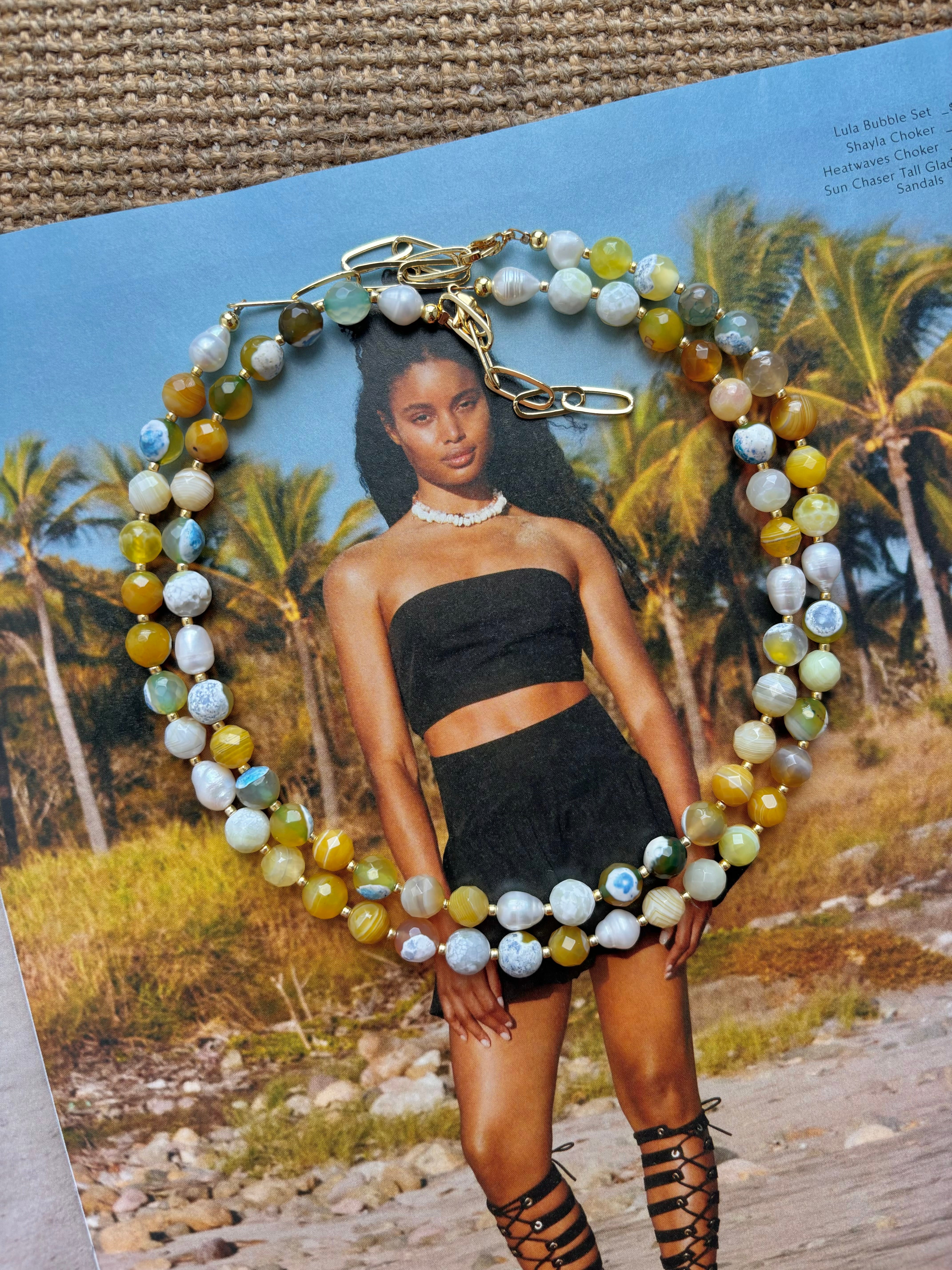 Sunshine Agate Necklace