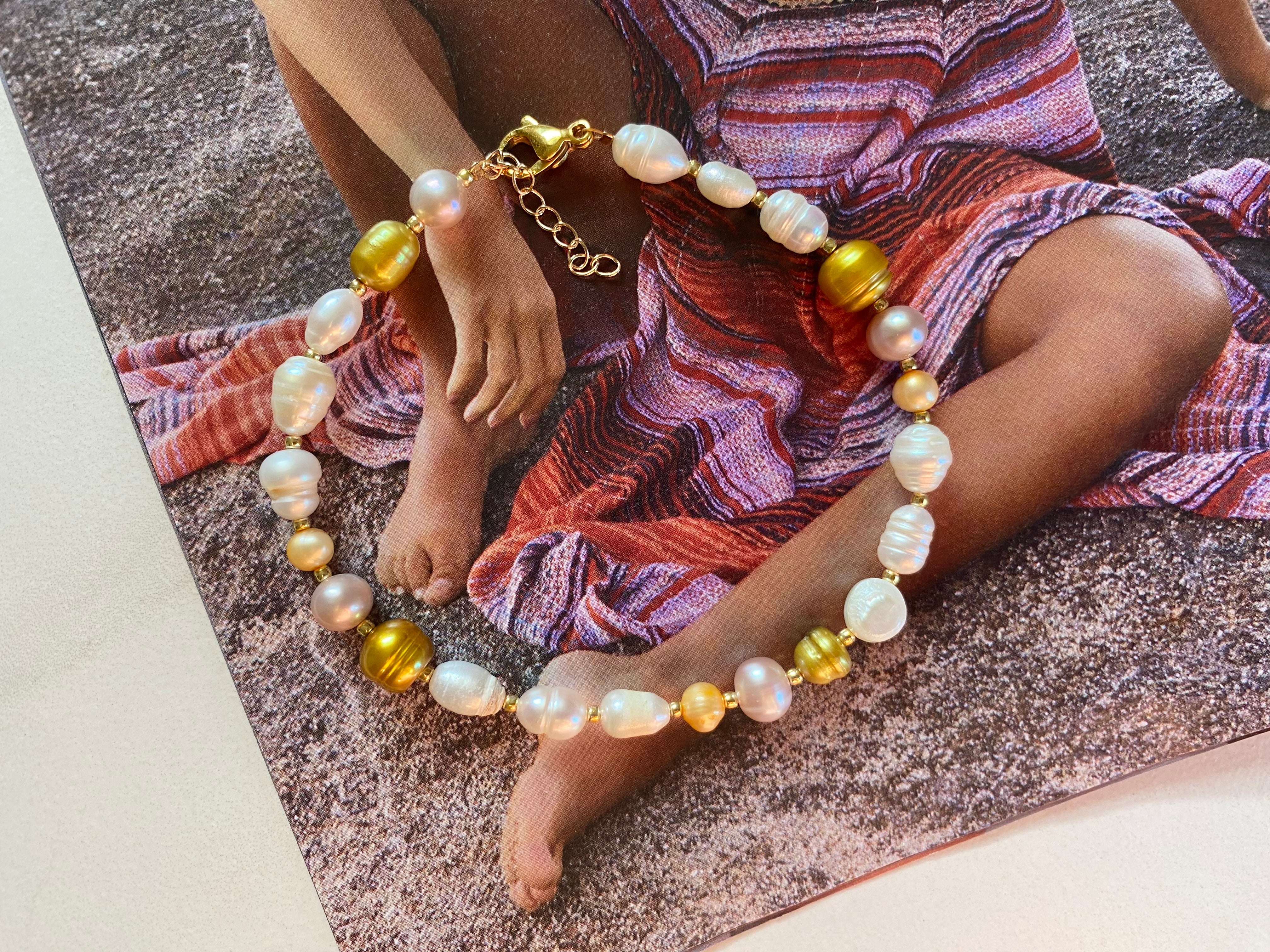 Avalon Pearl Anklet