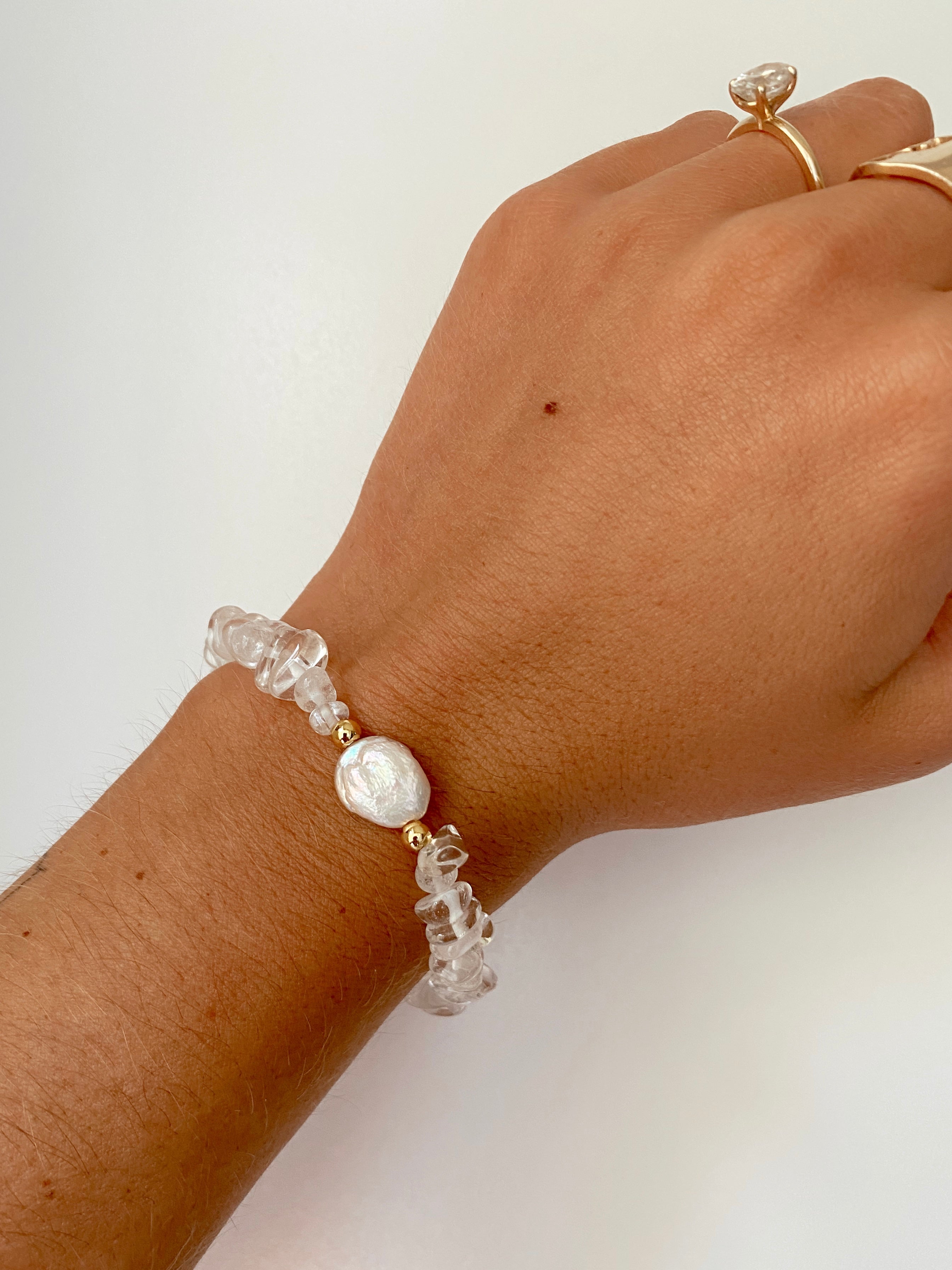 Cape May Diamond Quartz Bracelet