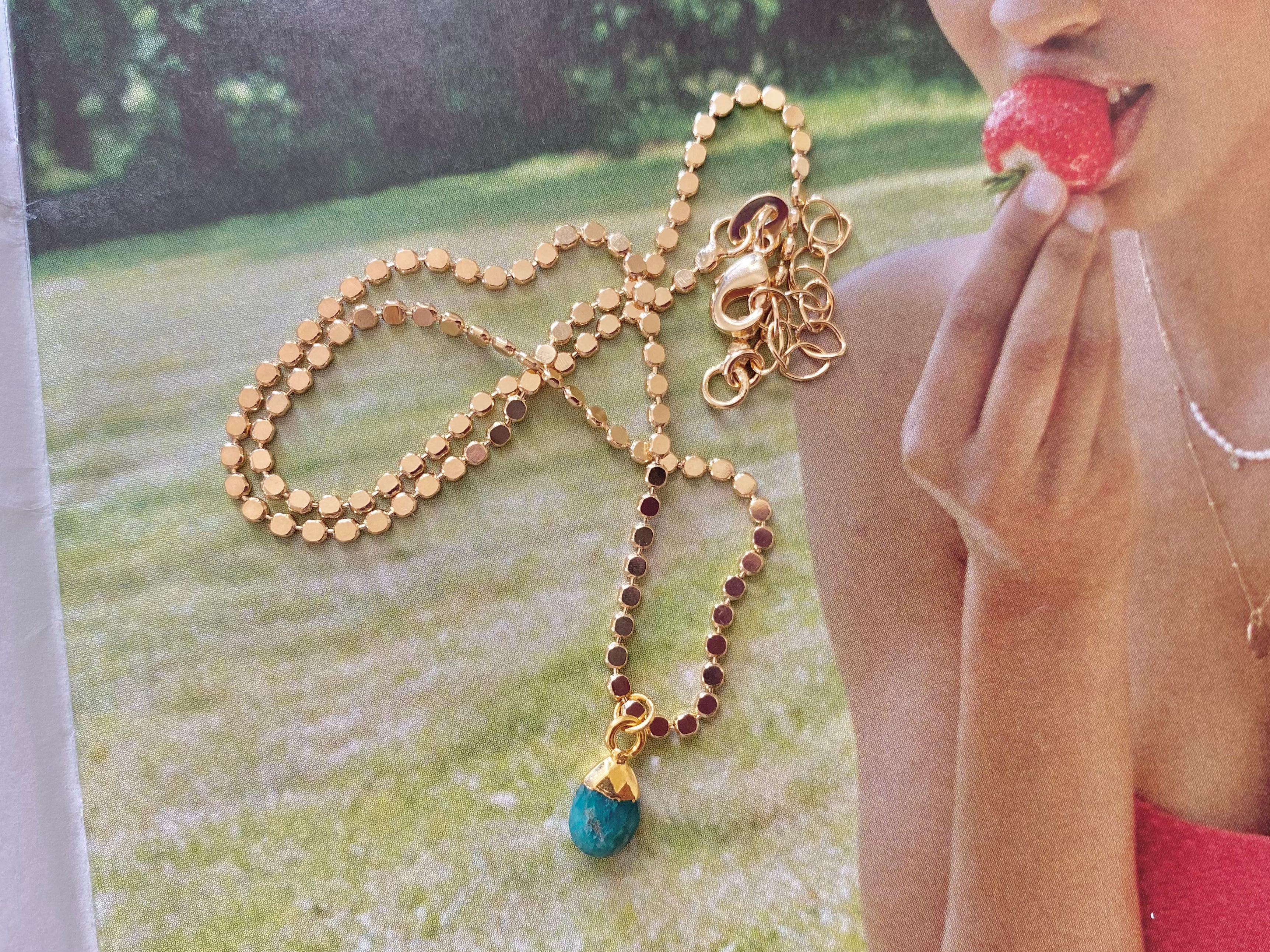 Dahlia Gemstone Necklace