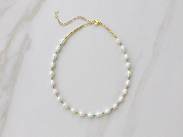 Hermosa Beach Pearl Choker – Blissfully Liss Jewelry