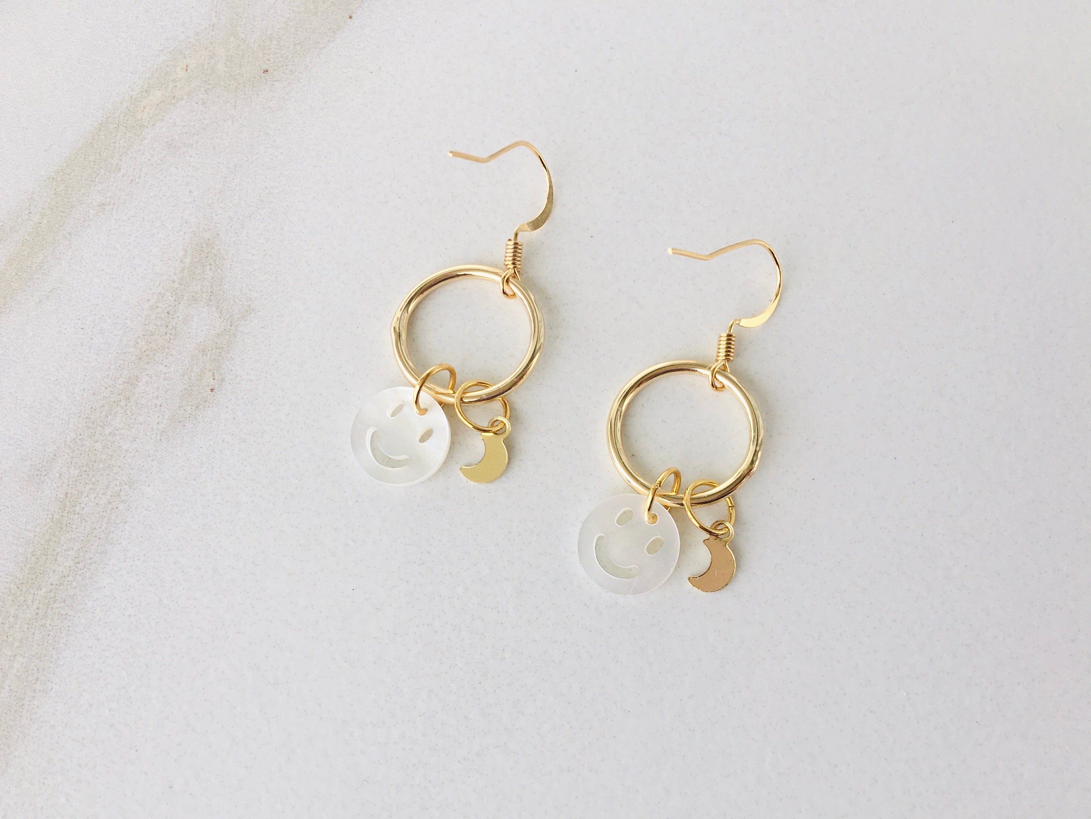 Smile More Charm Earrings
