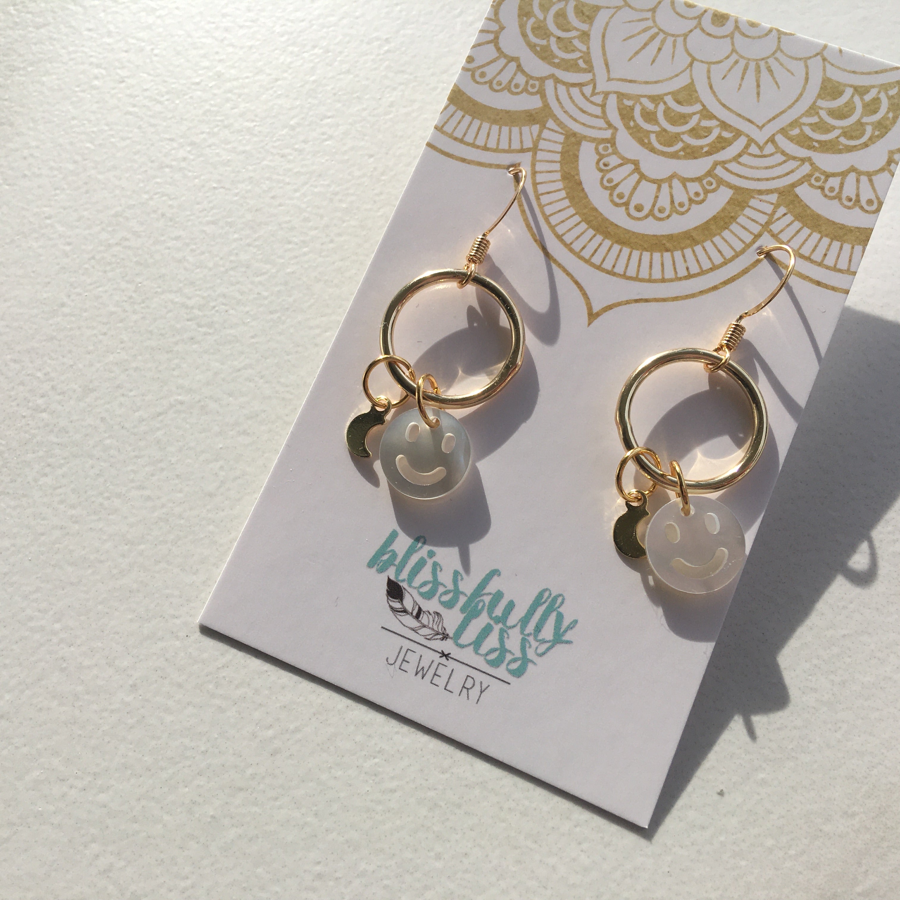 Smile More Charm Earrings