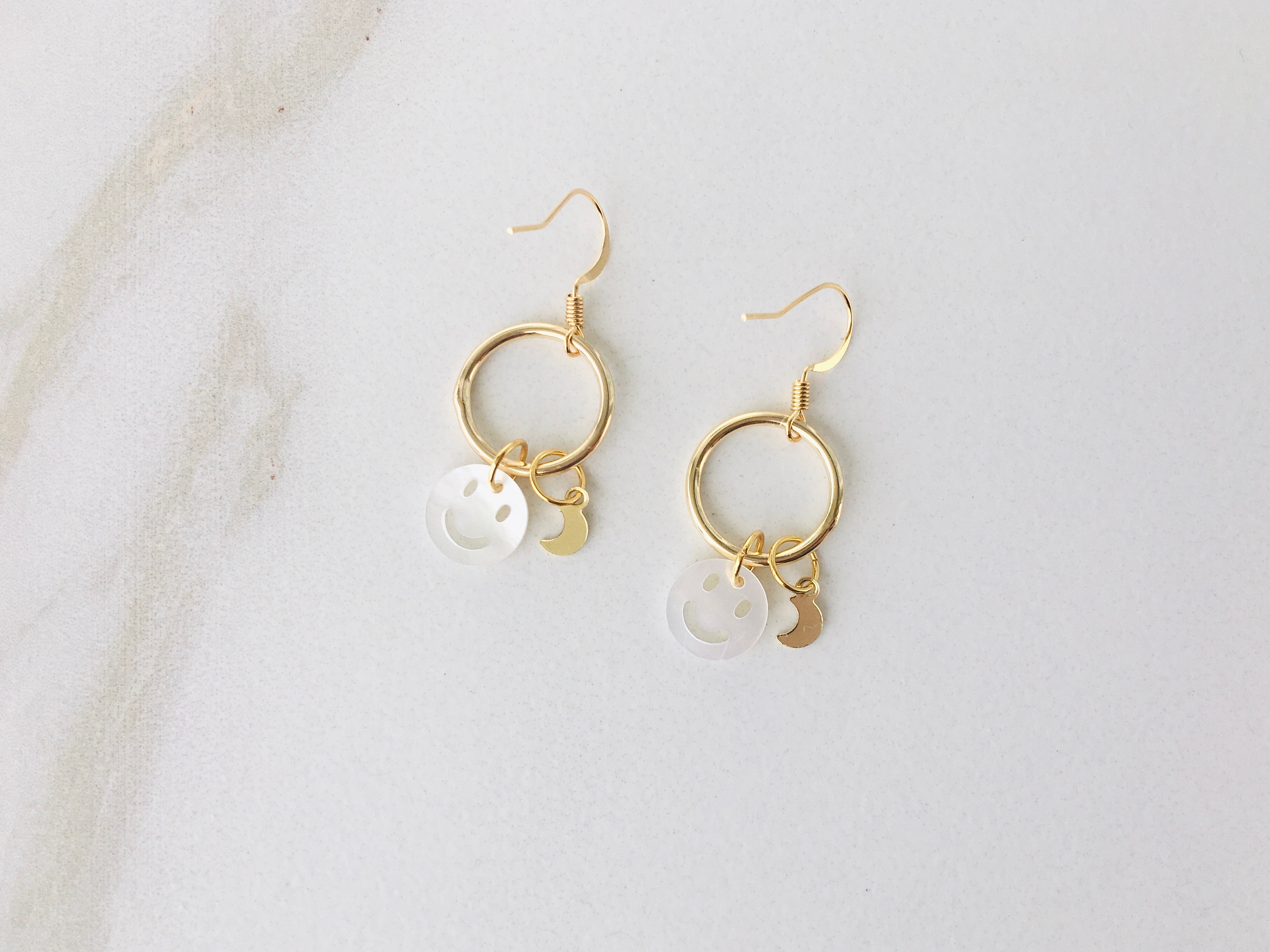 Smile More Charm Earrings