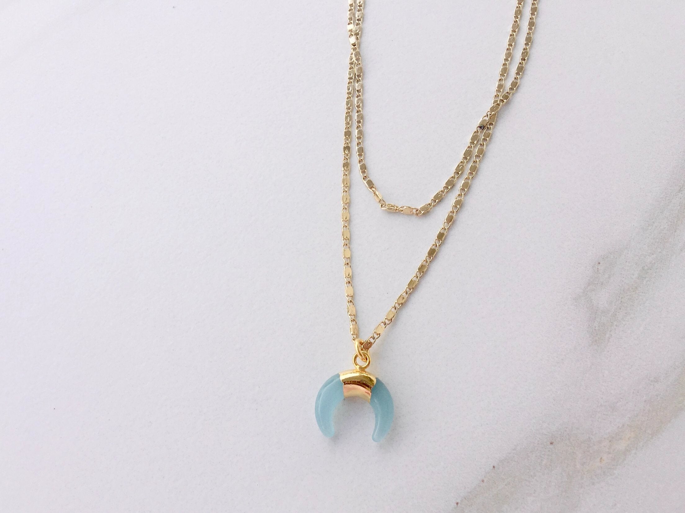 Memphis Horn Necklace