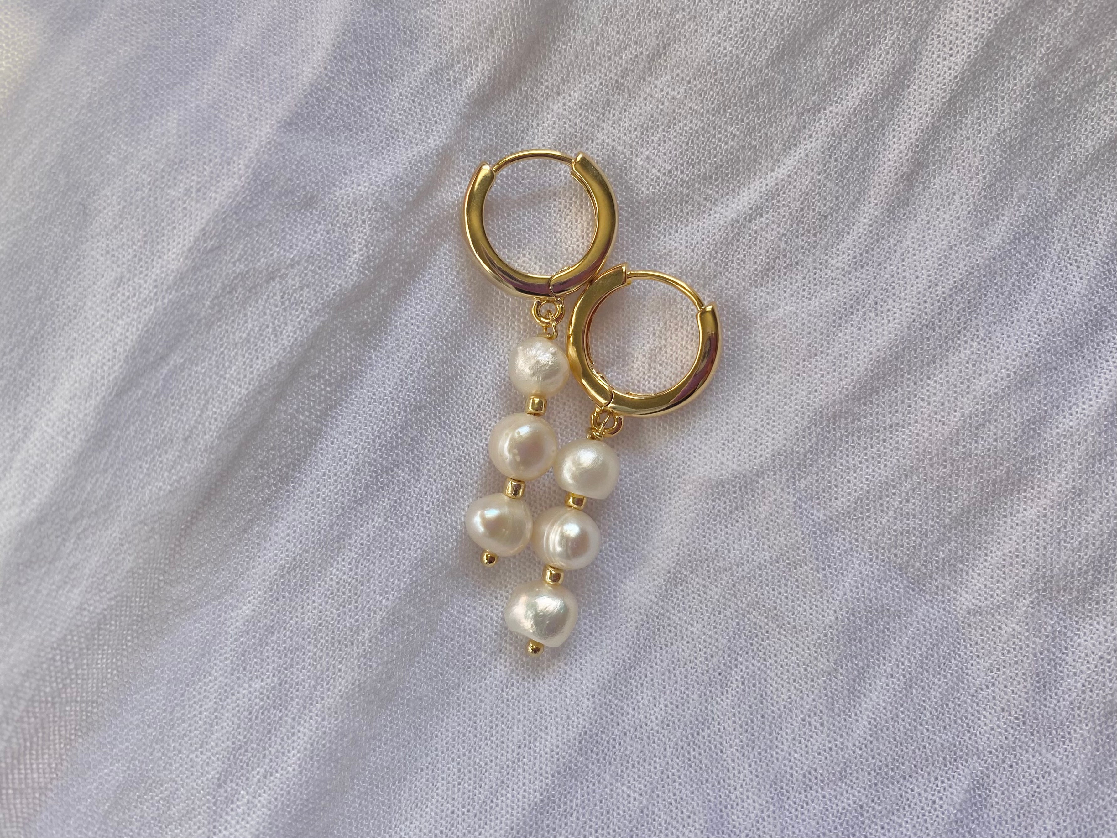 Classic Pearl Drop Earrings