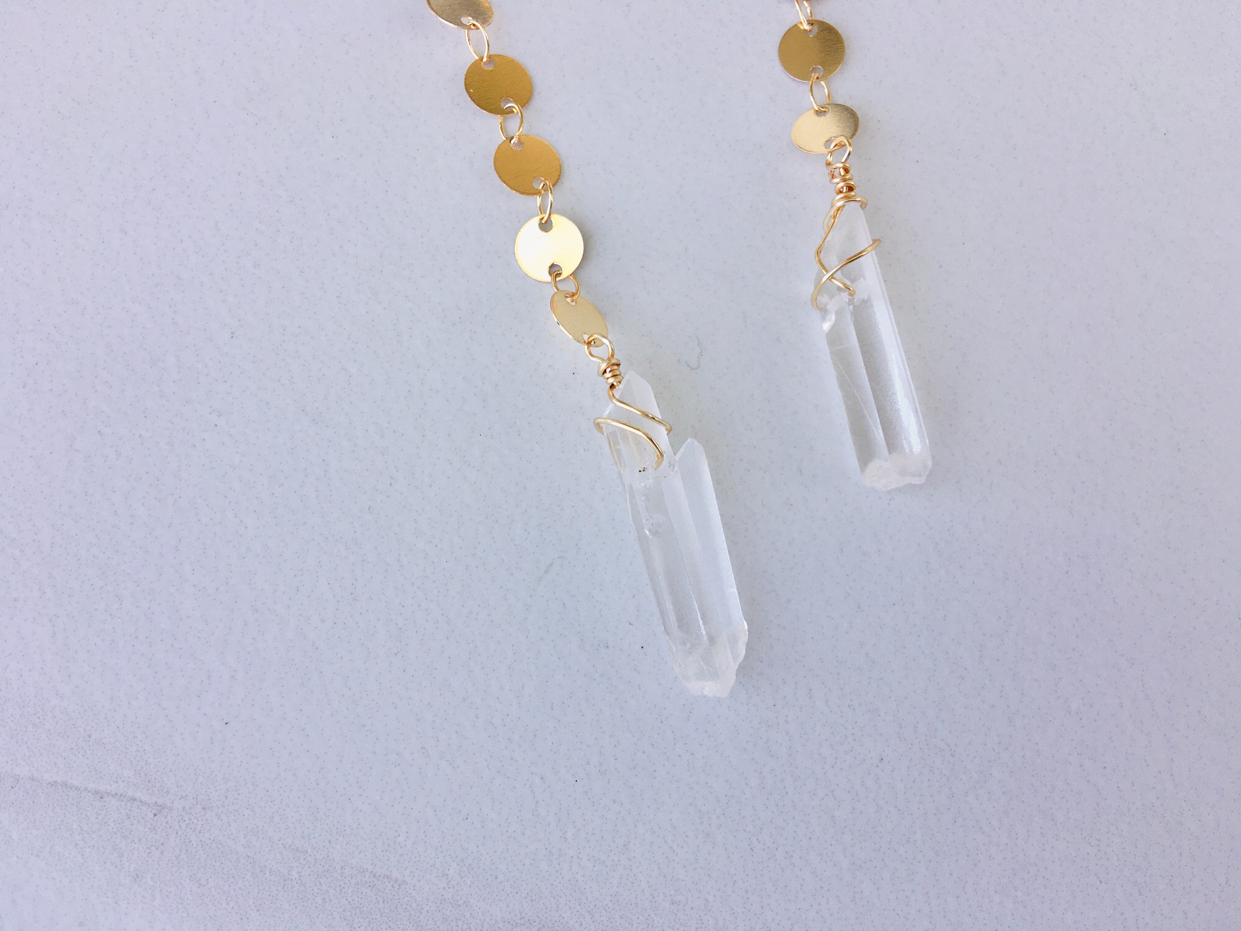 Quartz Power Earrings