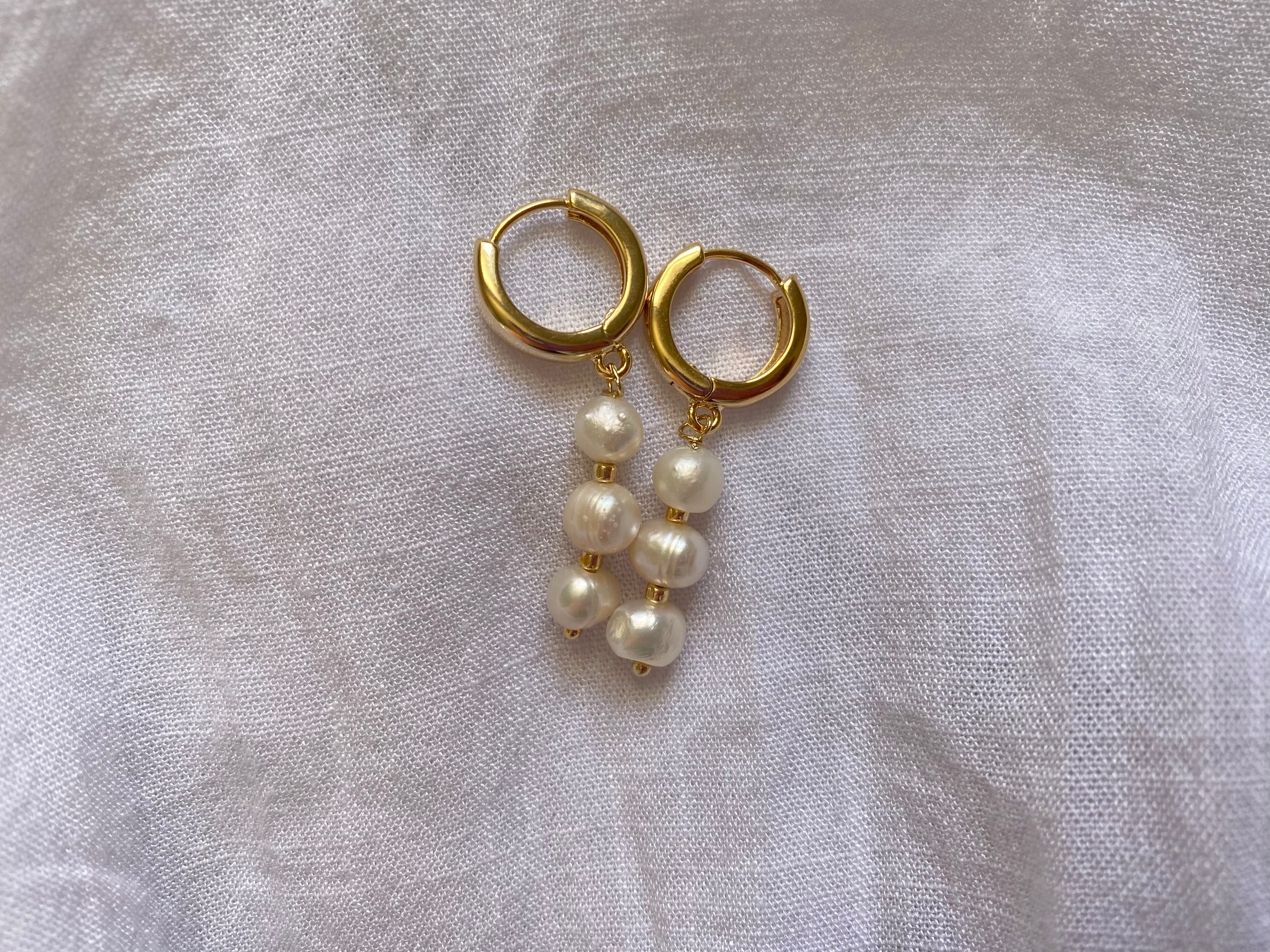 Classic Pearl Drop Earrings