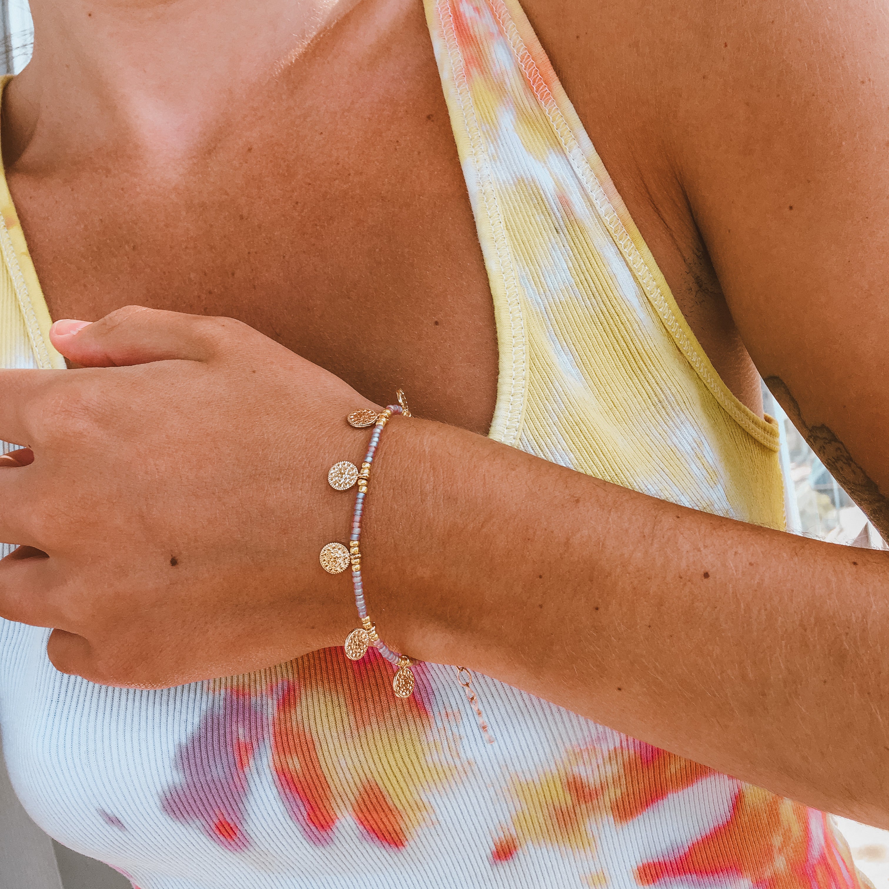 Santorini Coin Bracelet
