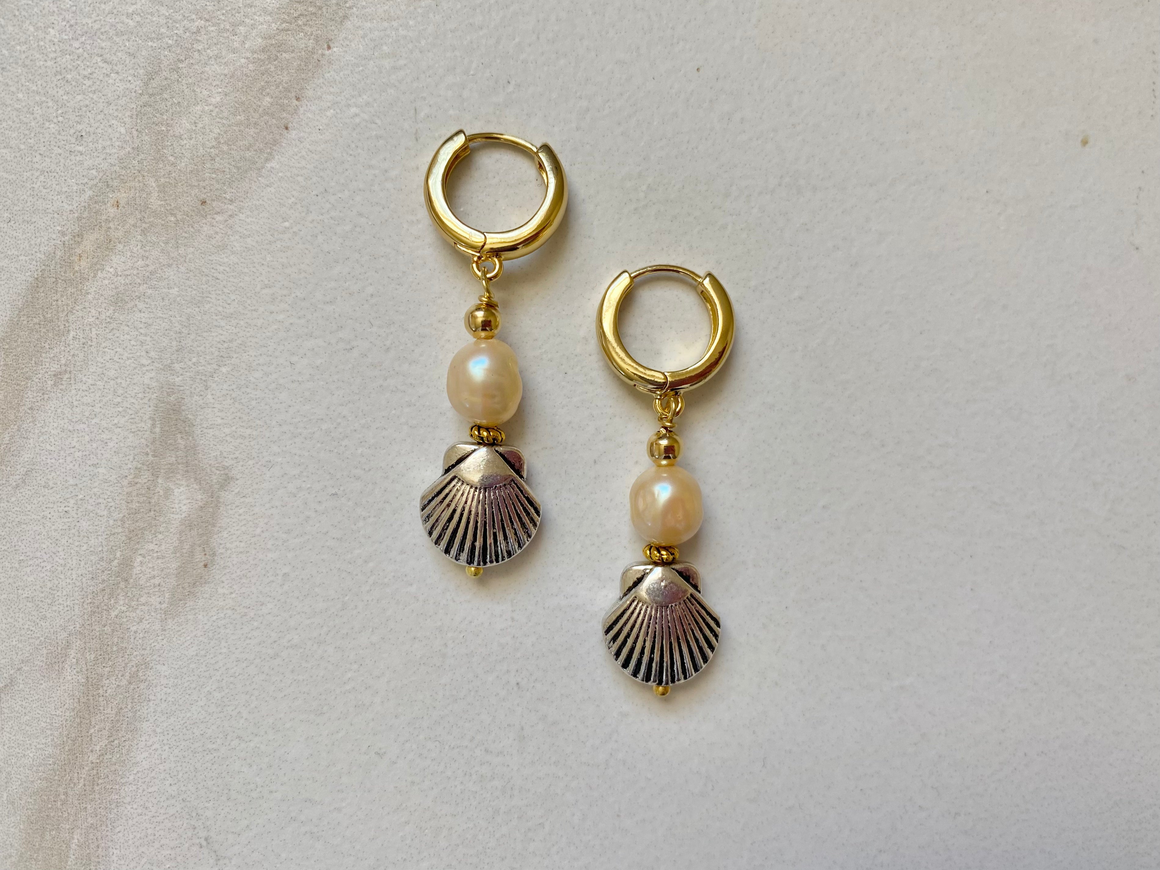 Coastal Mixed Metal Earrings