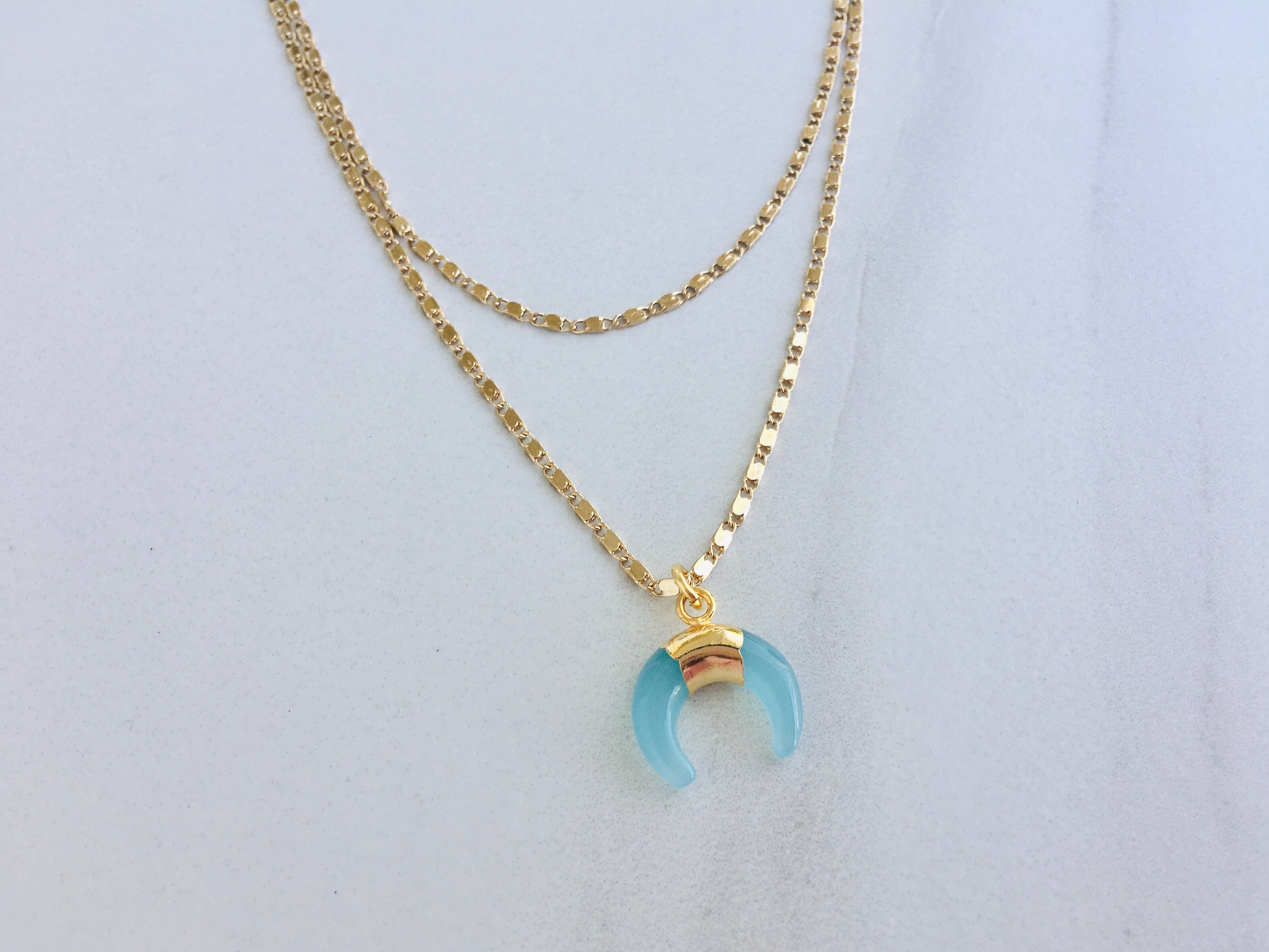 Memphis Horn Necklace