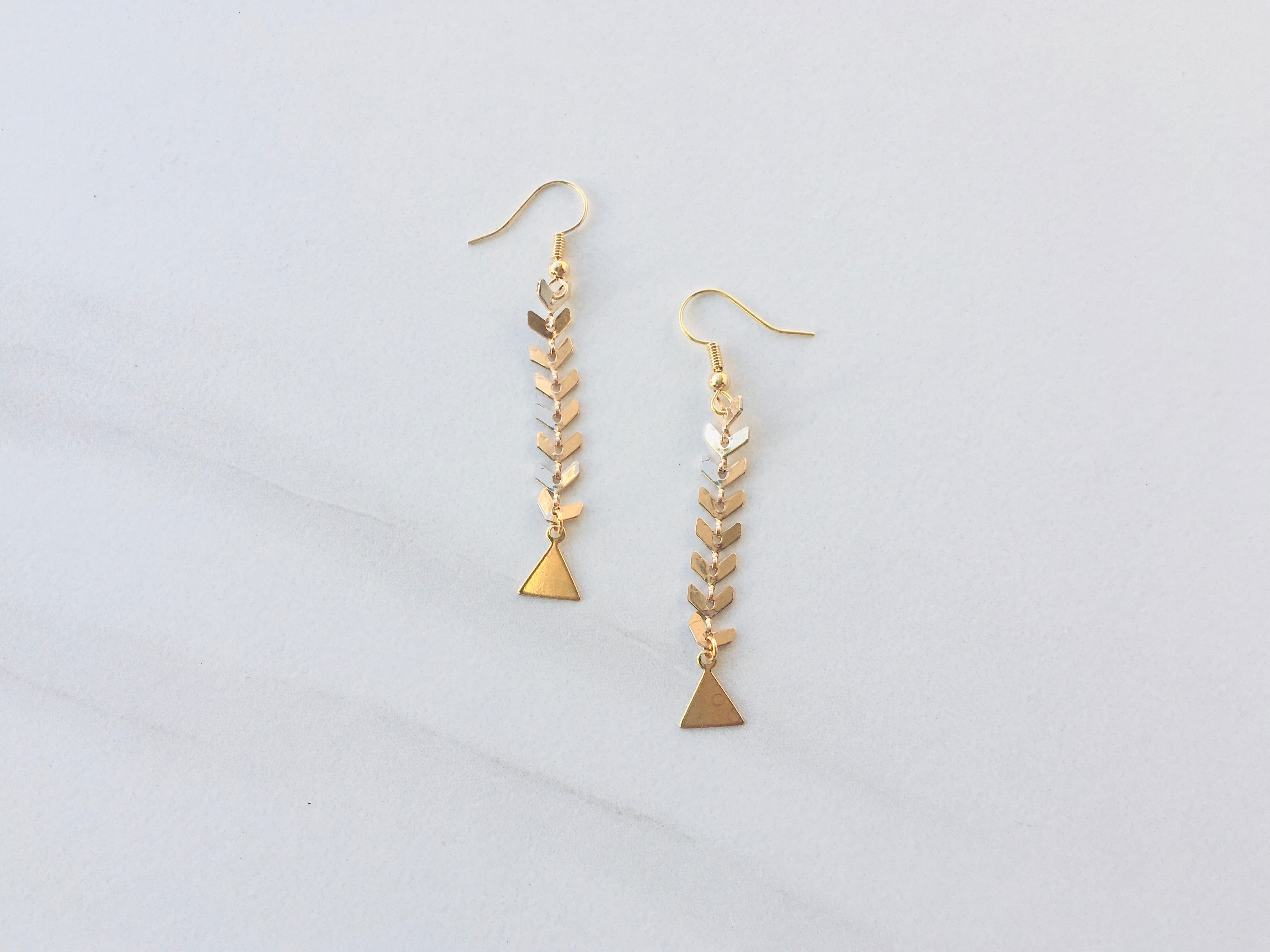Geo Fishtail Earrings