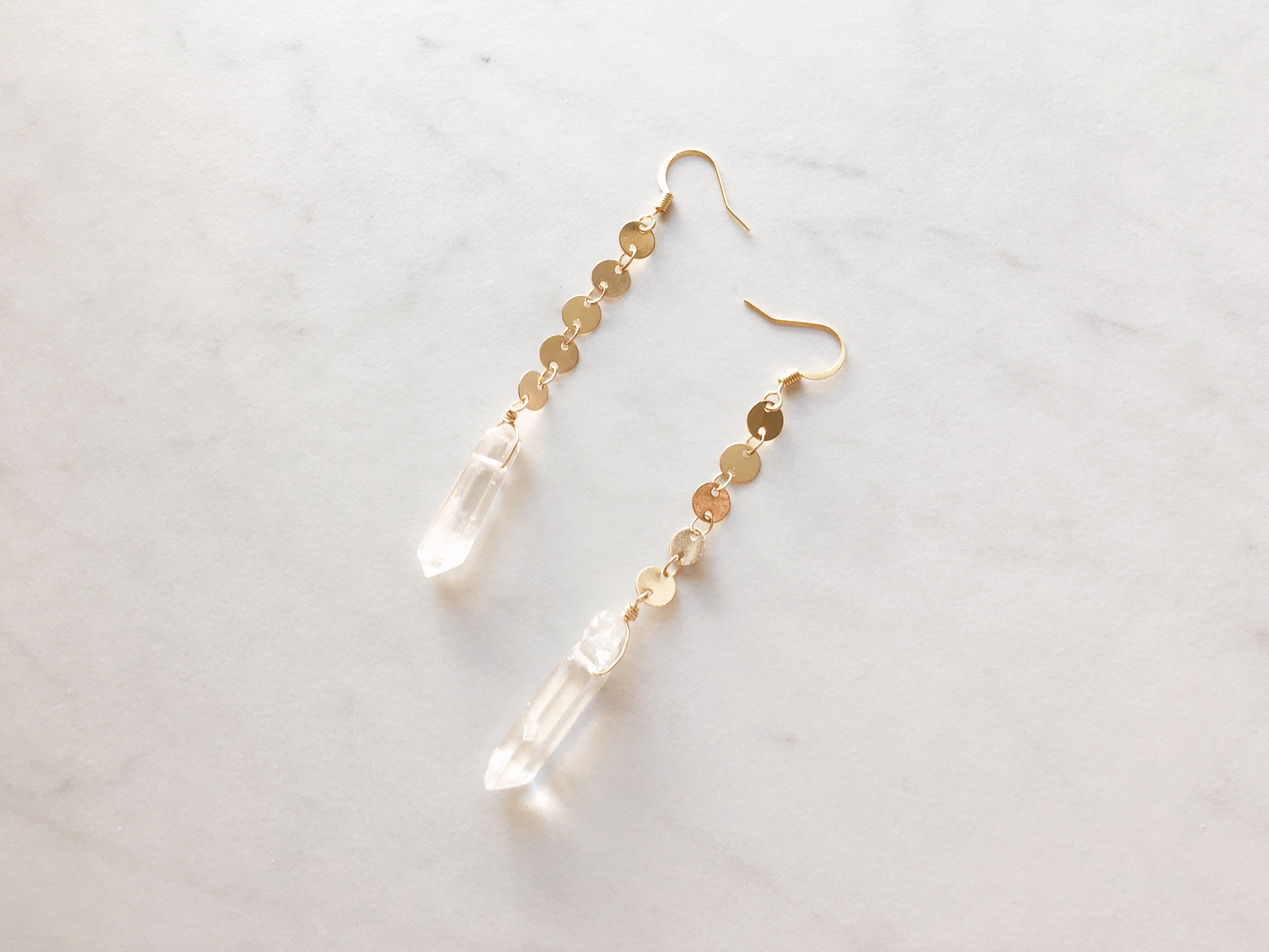 Quartz Power Earrings