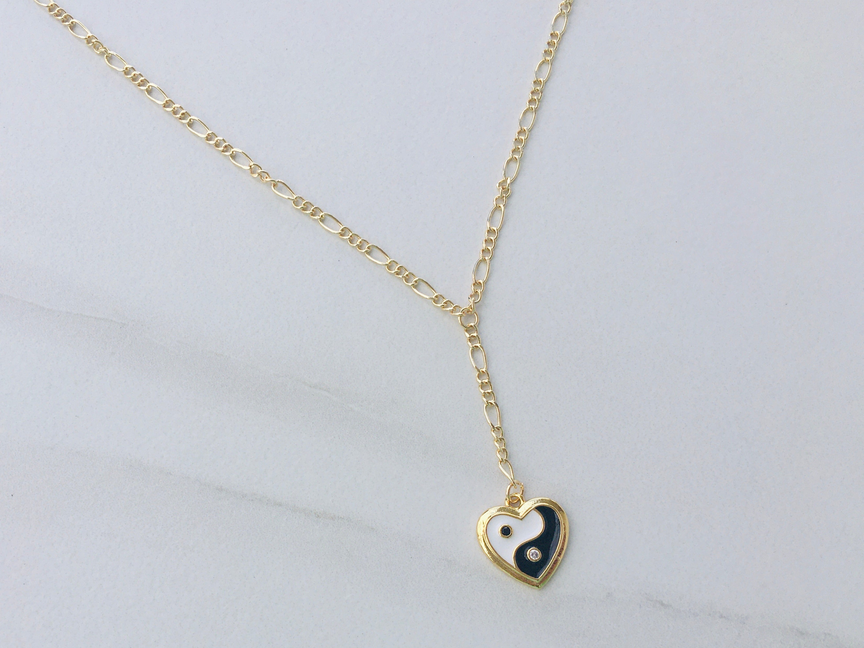 Yin To My Yang Lariat Necklace