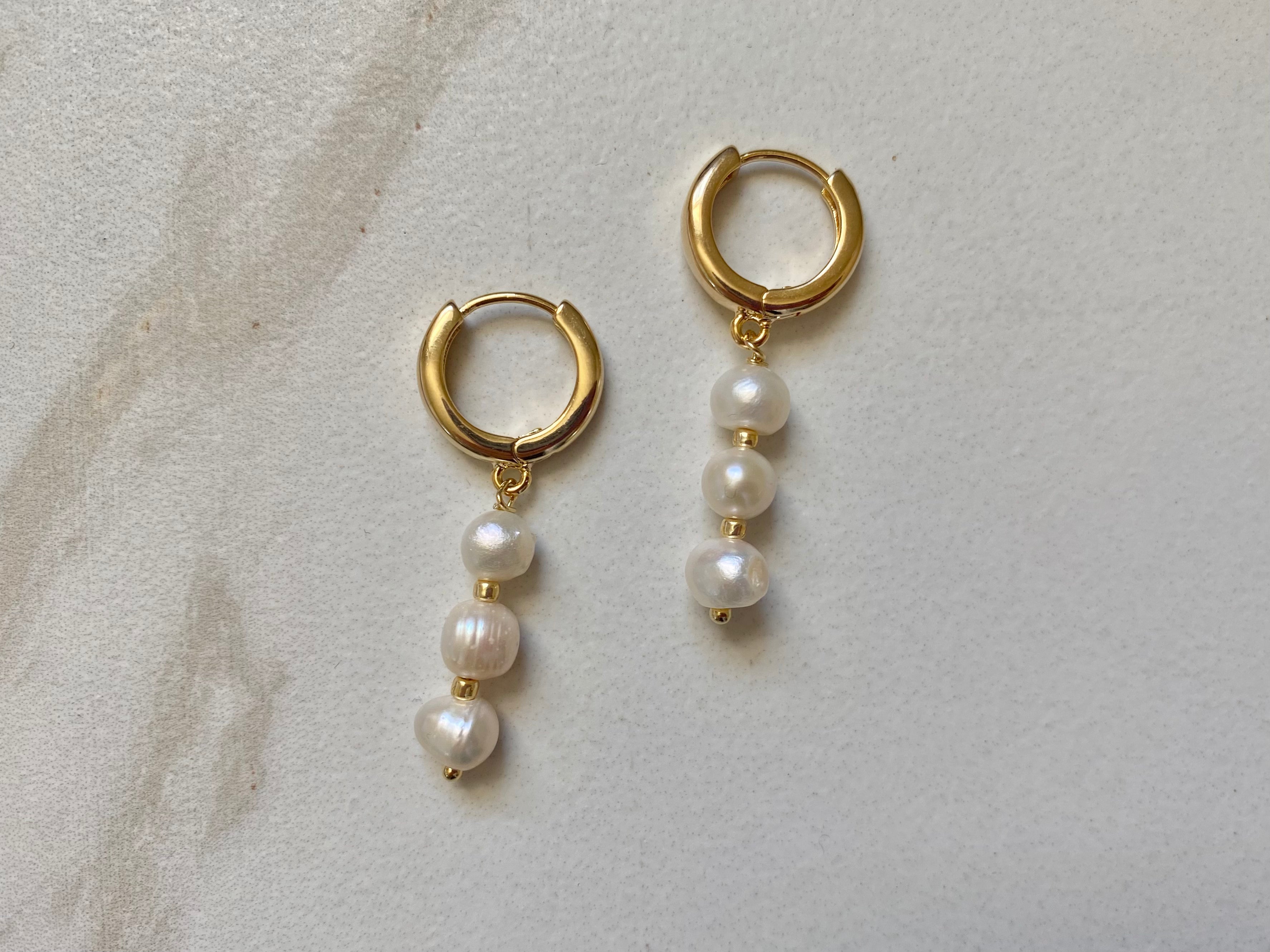 Classic Pearl Drop Earrings
