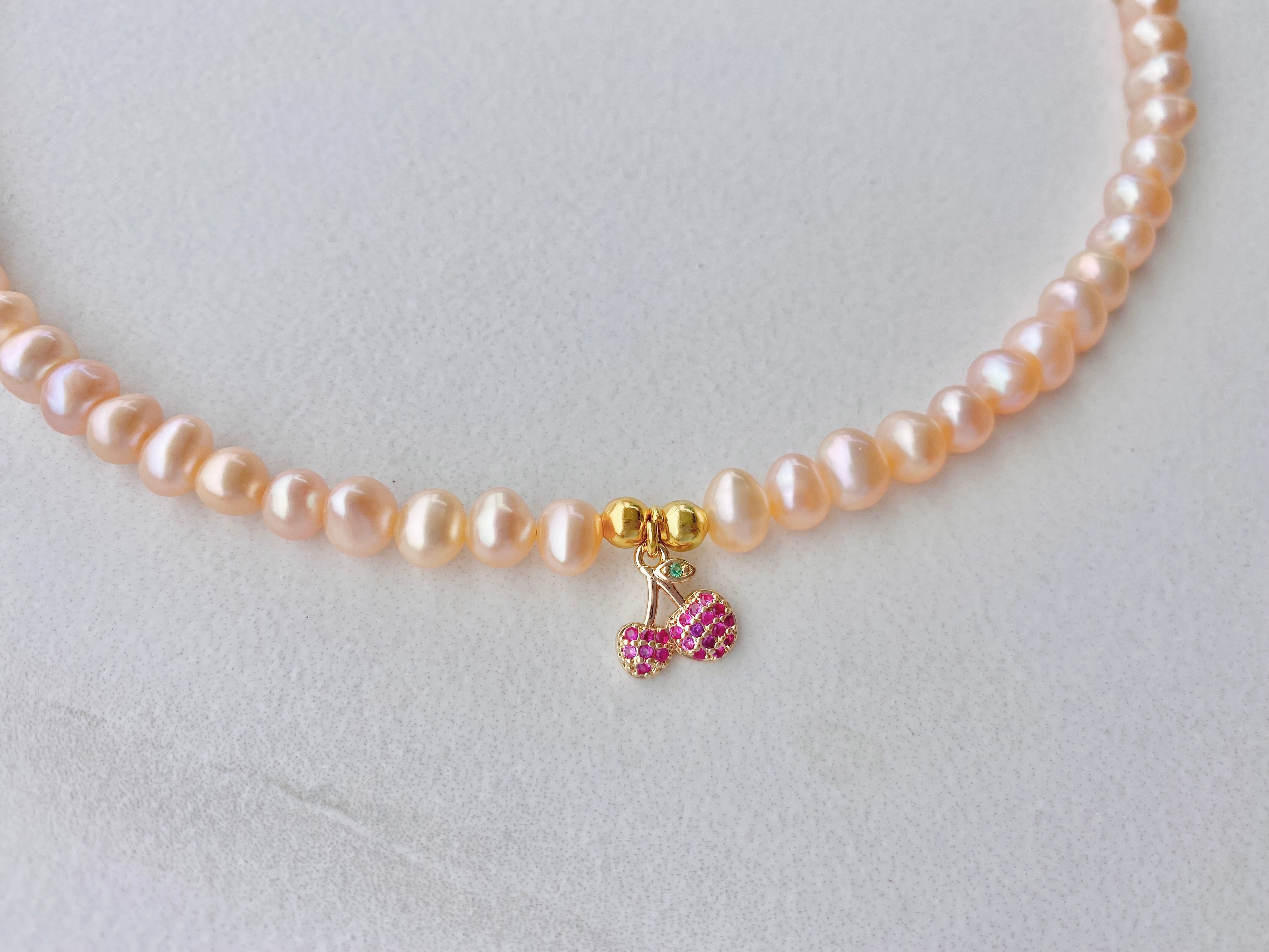 Cherry Pie Necklace