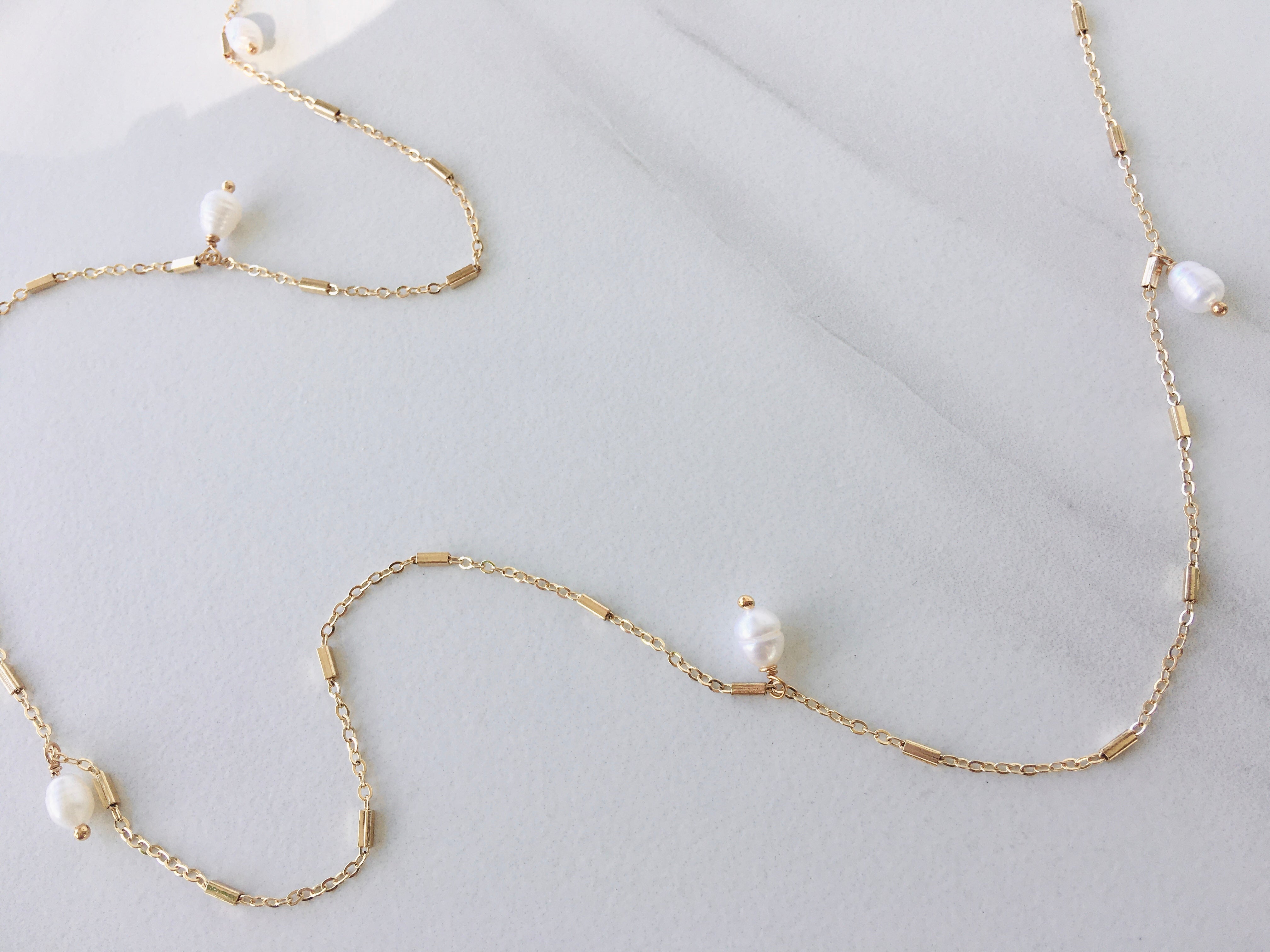 June Pearl Belly Chain