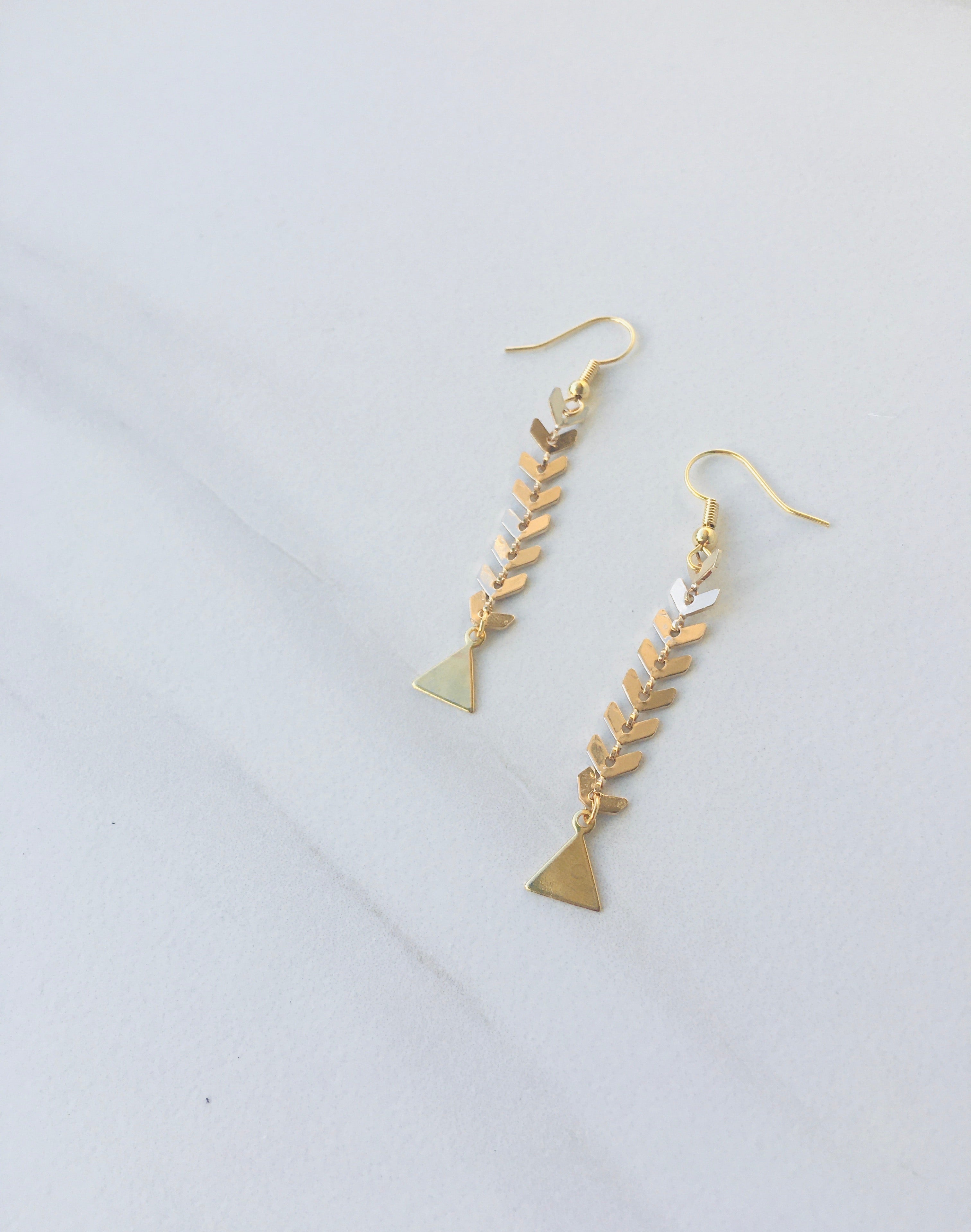 Geo Fishtail Earrings