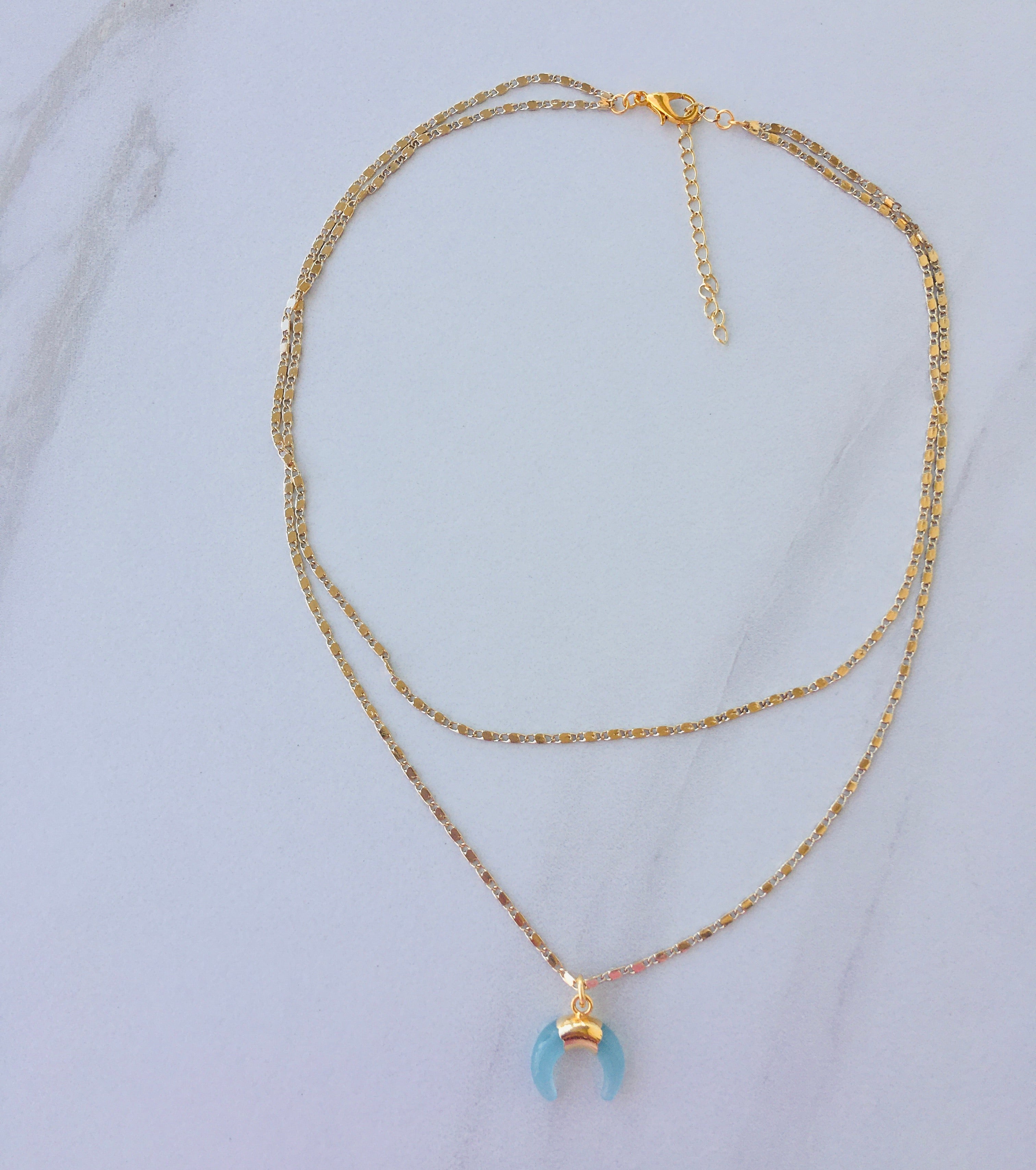 Memphis Horn Necklace