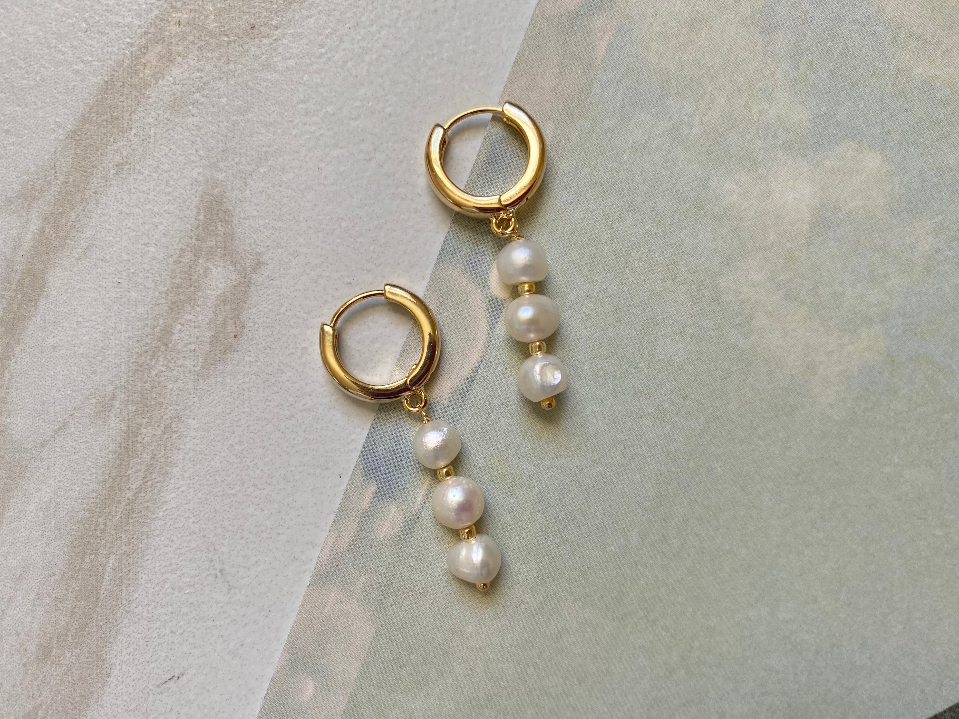 Classic Pearl Drop Earrings