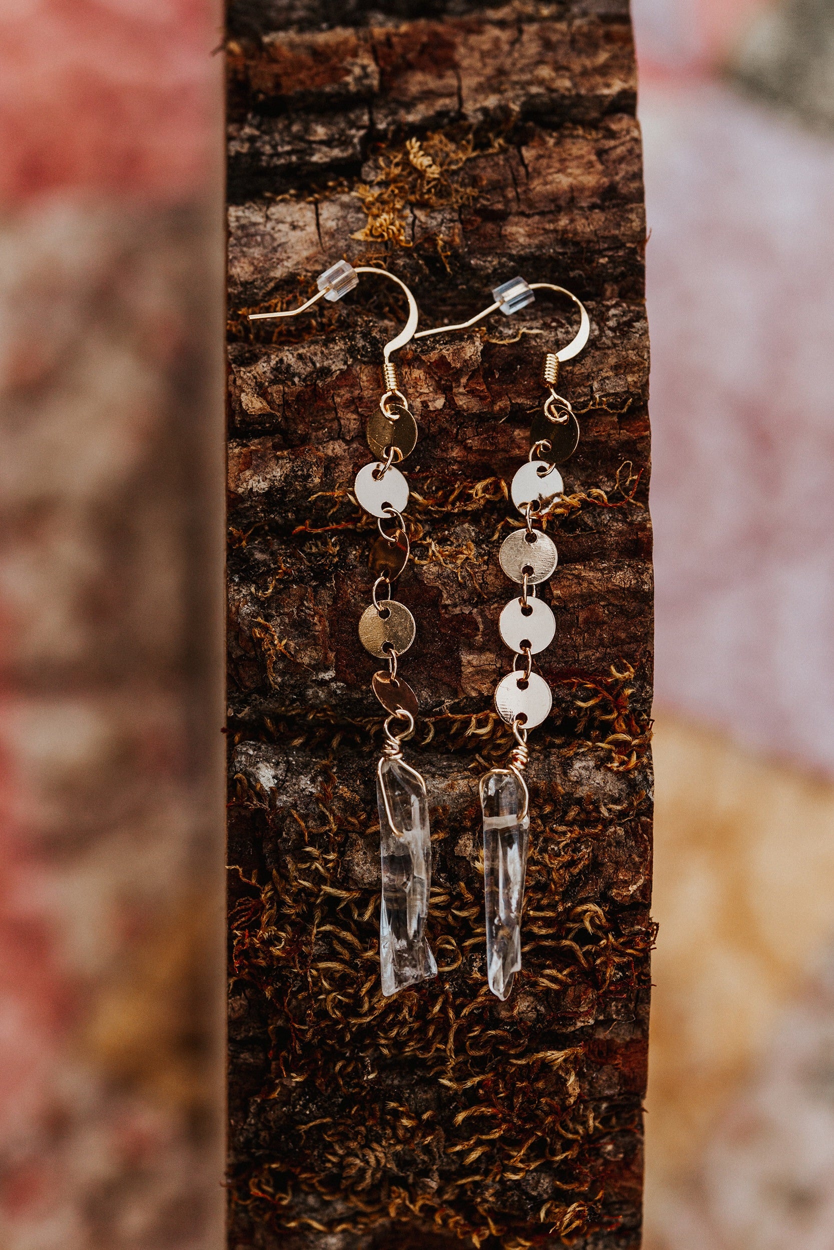 Quartz Power Earrings
