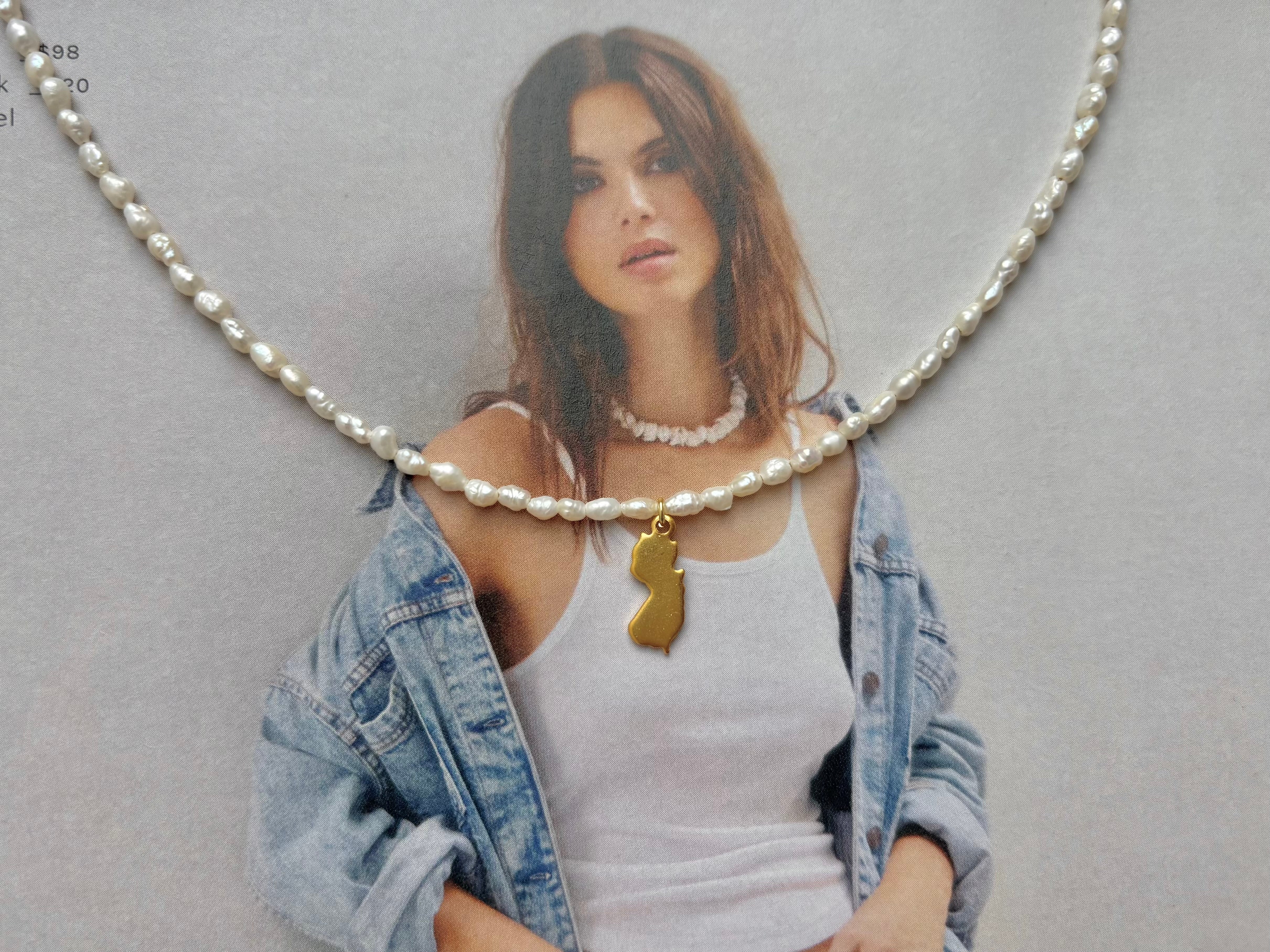 Jersey Girl Pearl Necklace