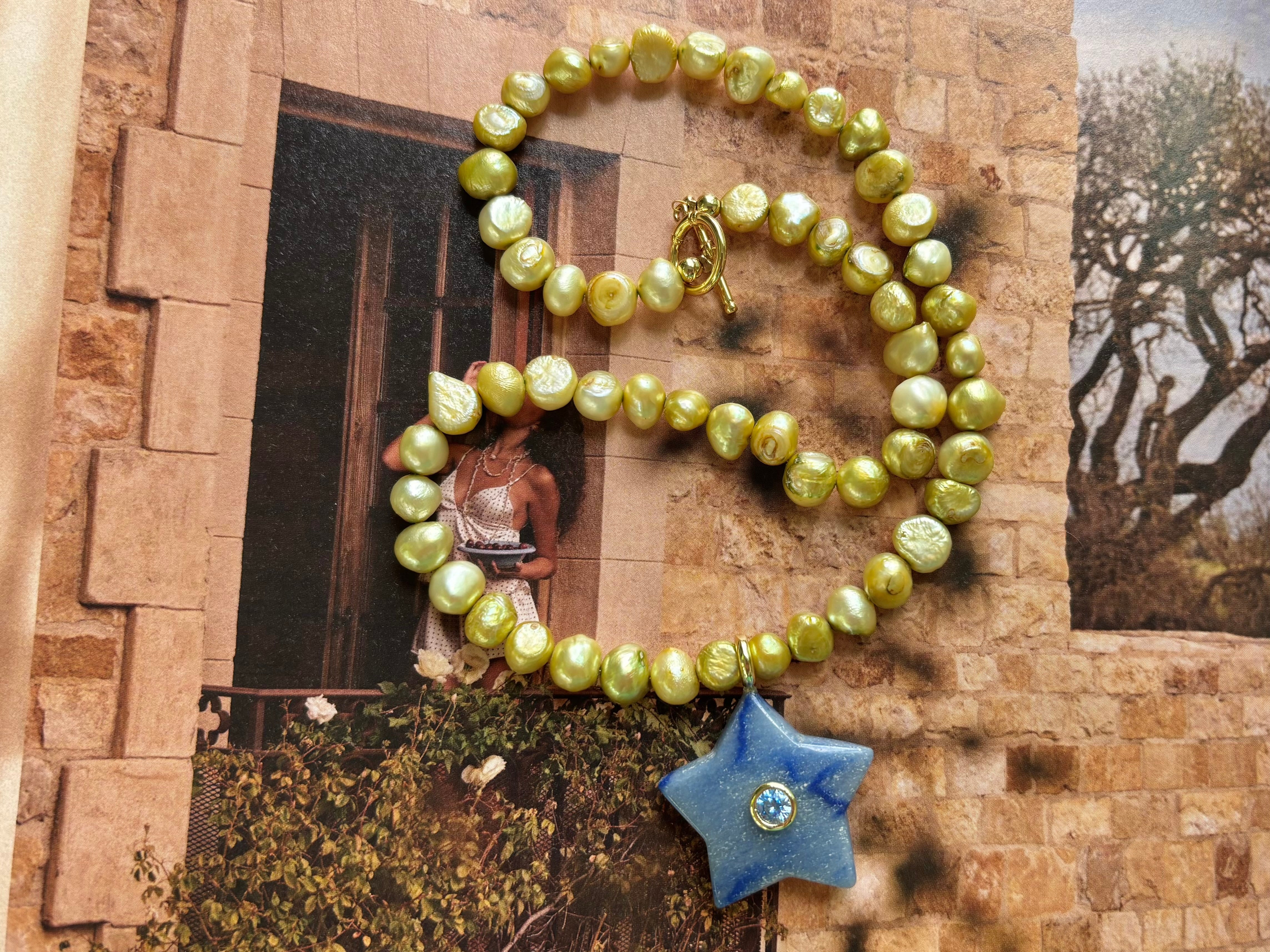 Salty Star Pearl Necklace
