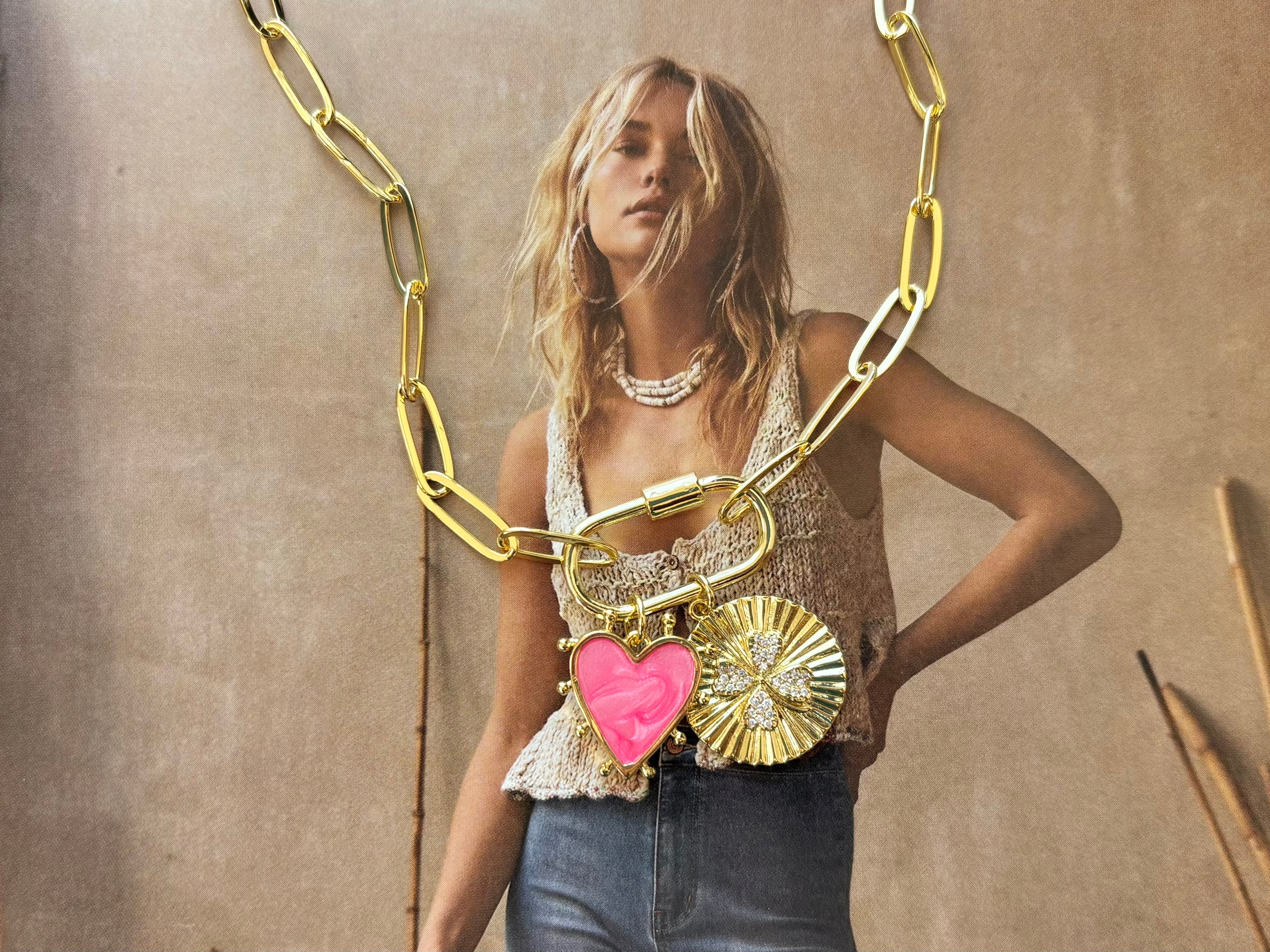 Lucky in Love Charm Necklace