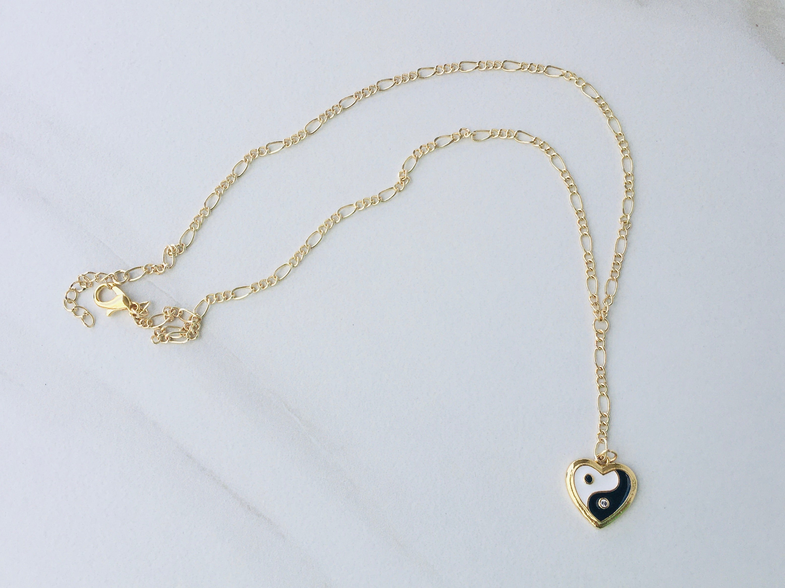 Yin To My Yang Lariat Necklace