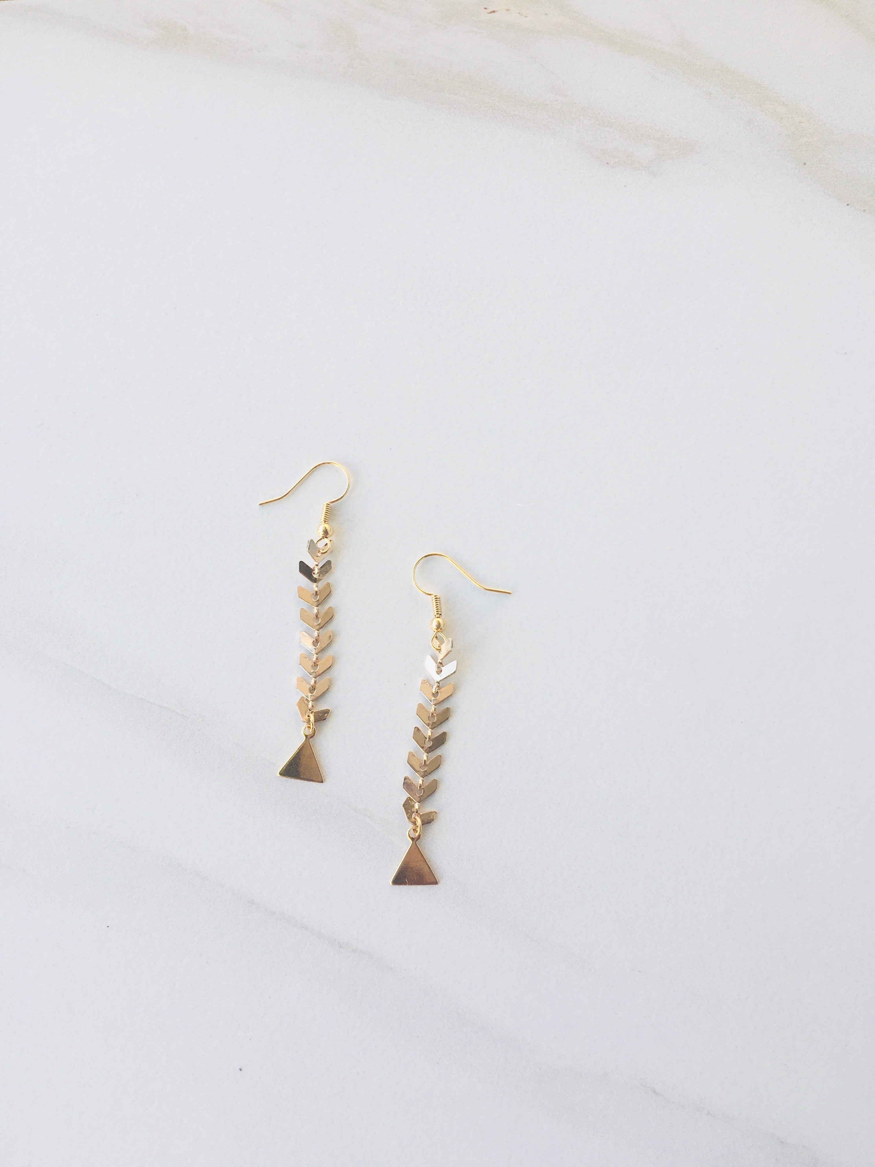 Geo Fishtail Earrings